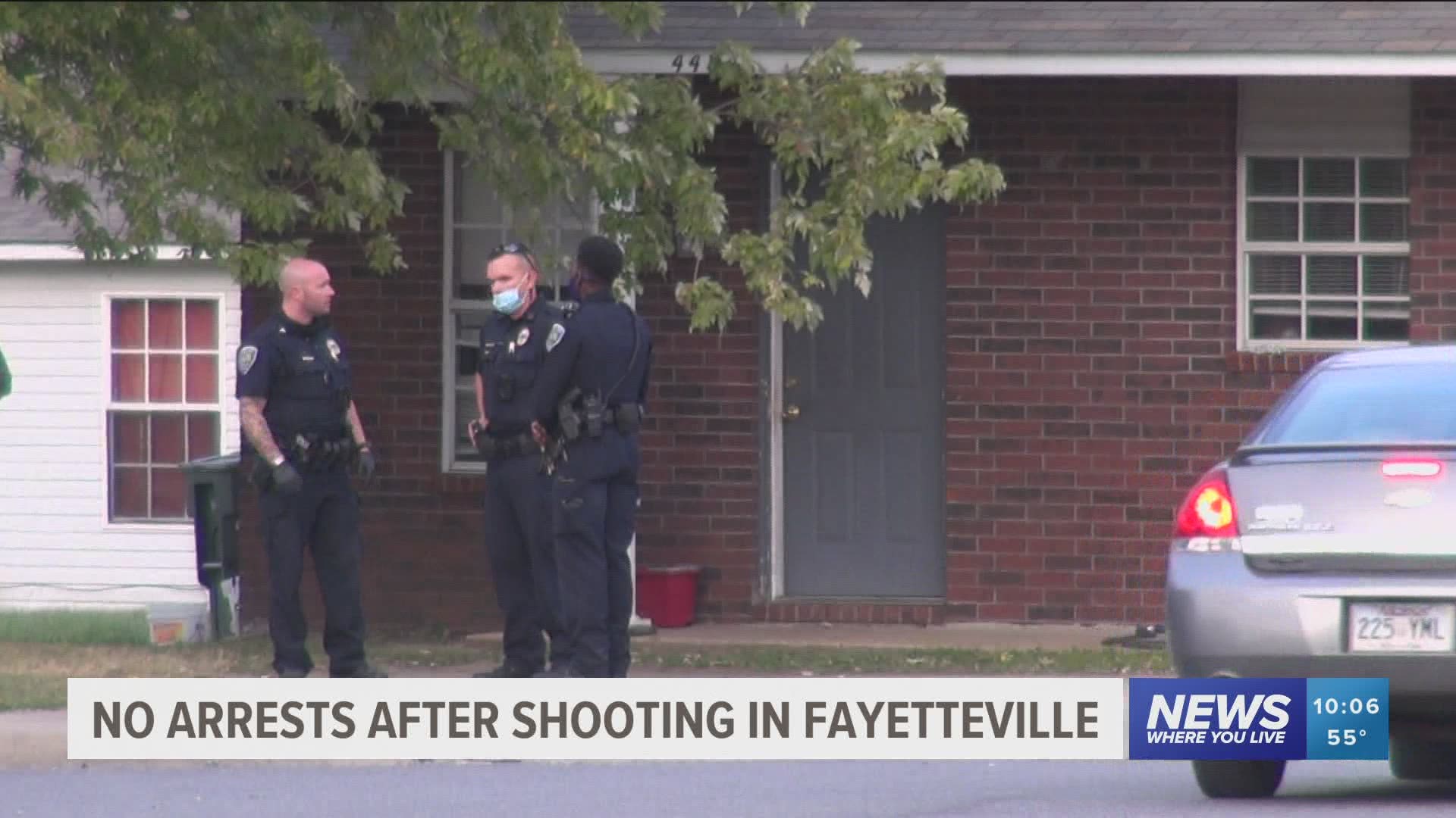 No arrests after shooting in Fayetteville.