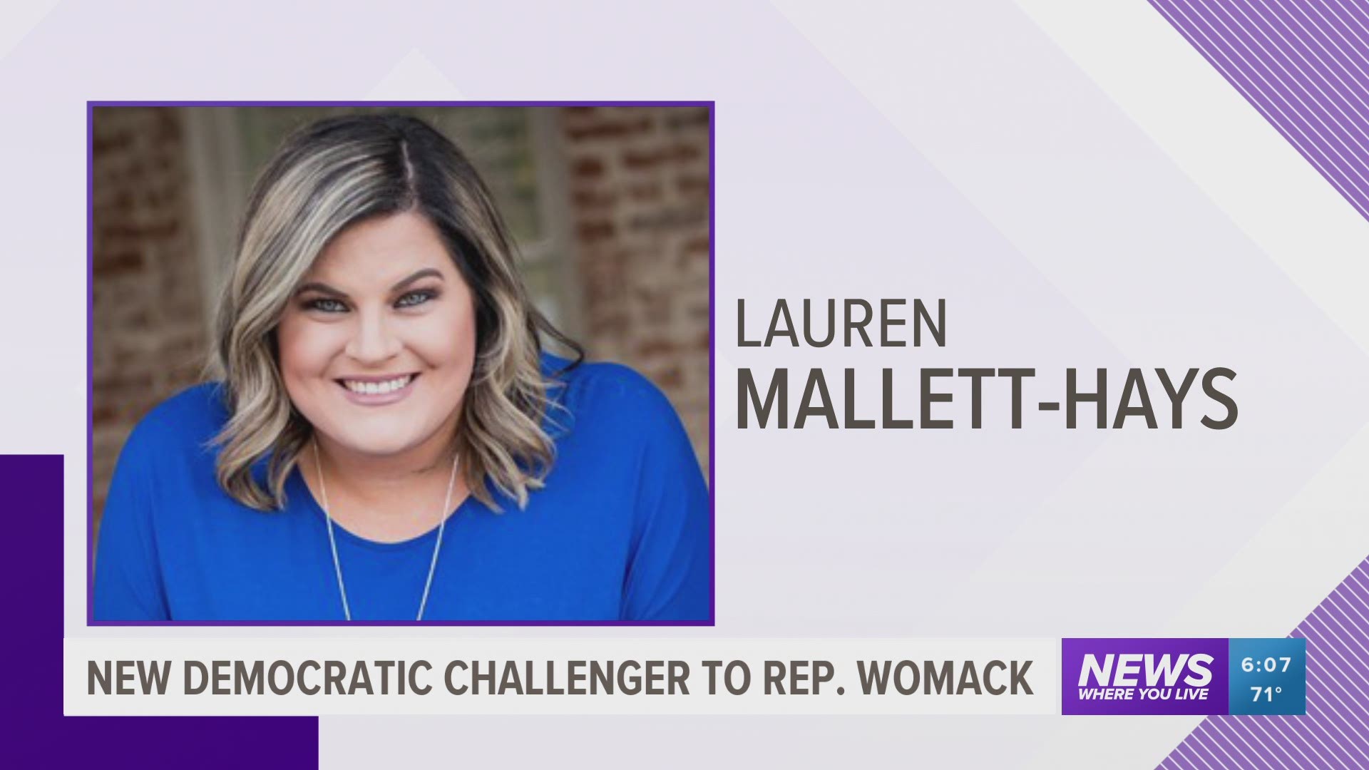 Lauren Mallett-Hays will be running as a Democrat against U.S. Rep. Steve Womack in 2022.