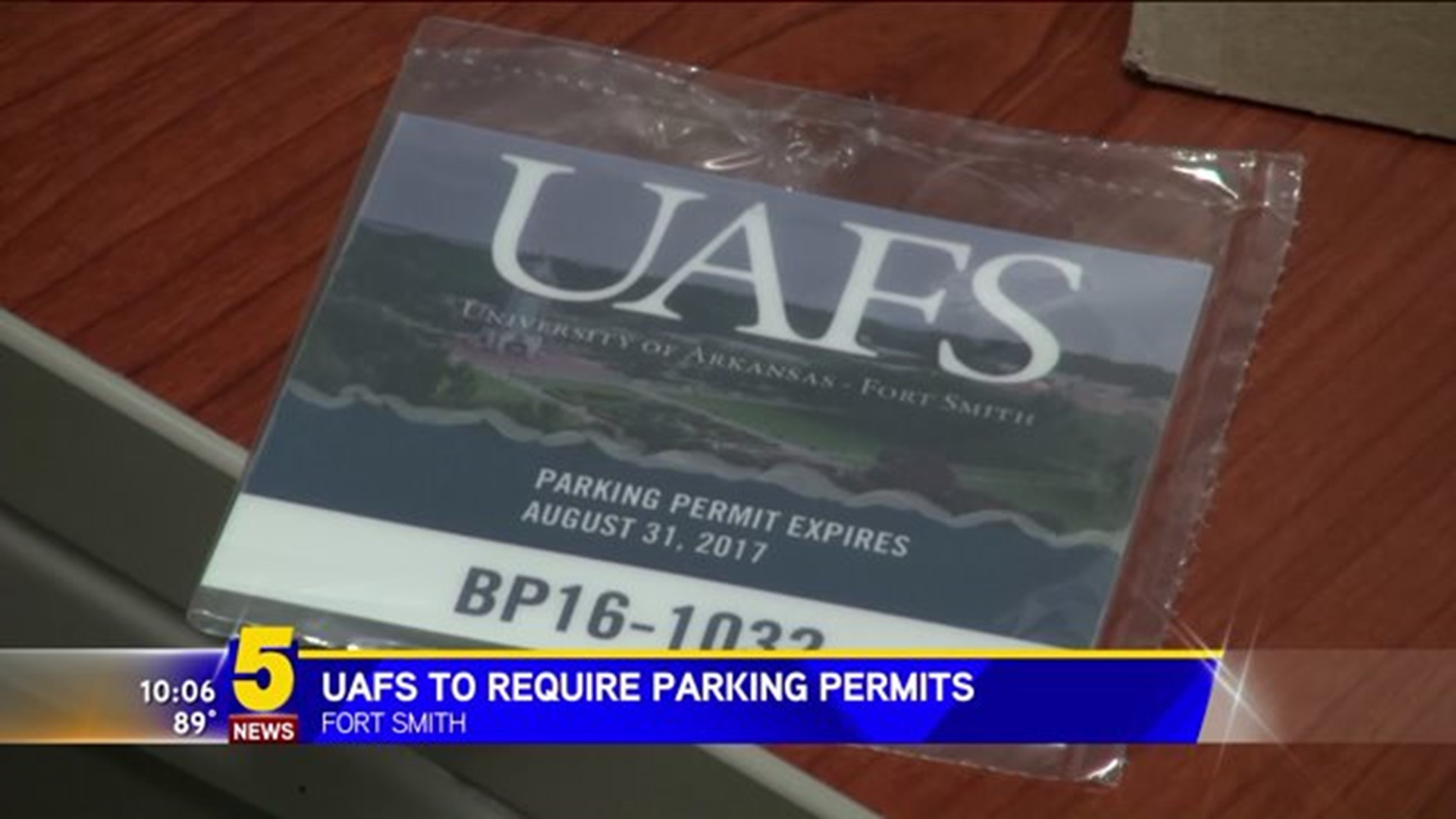 UAFS To Require Parking Permits
