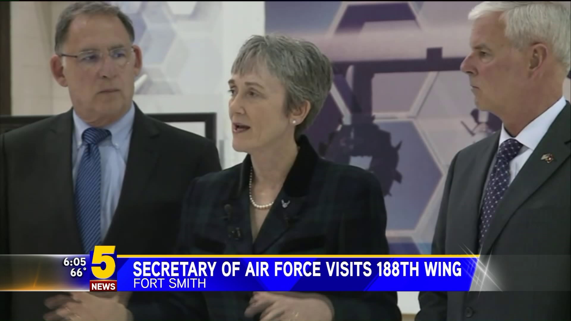 Secretary Of Air Force Visits 188th Wing