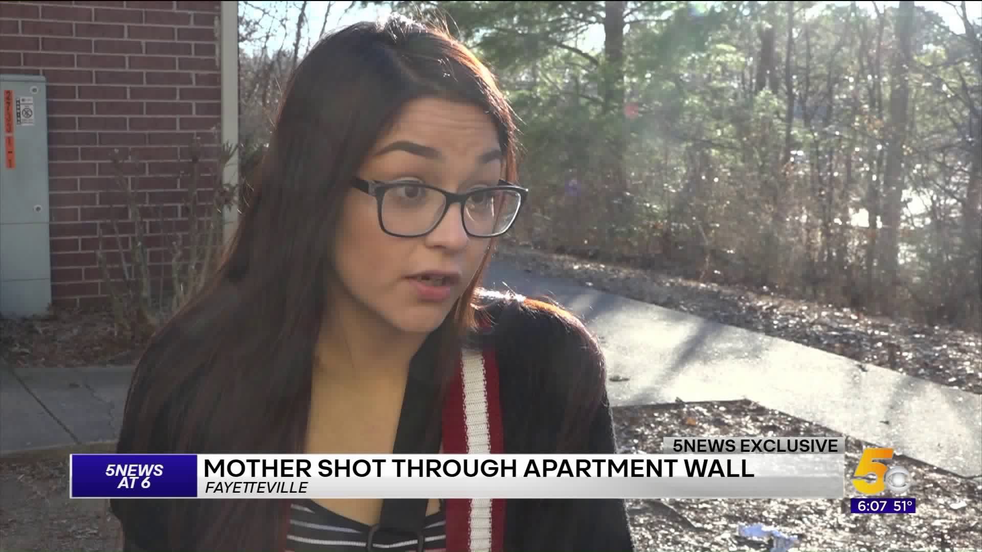 Mother Shot Through Shower in Fayetteville