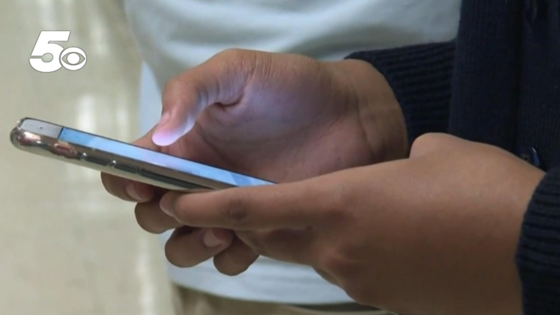 The new law will ban cell phones in class from the first bell to the last. 