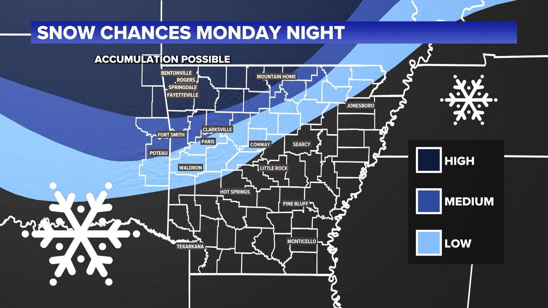 How Much Snow Will Arkansas See Over The Next Few Days? | 5newsonline.com