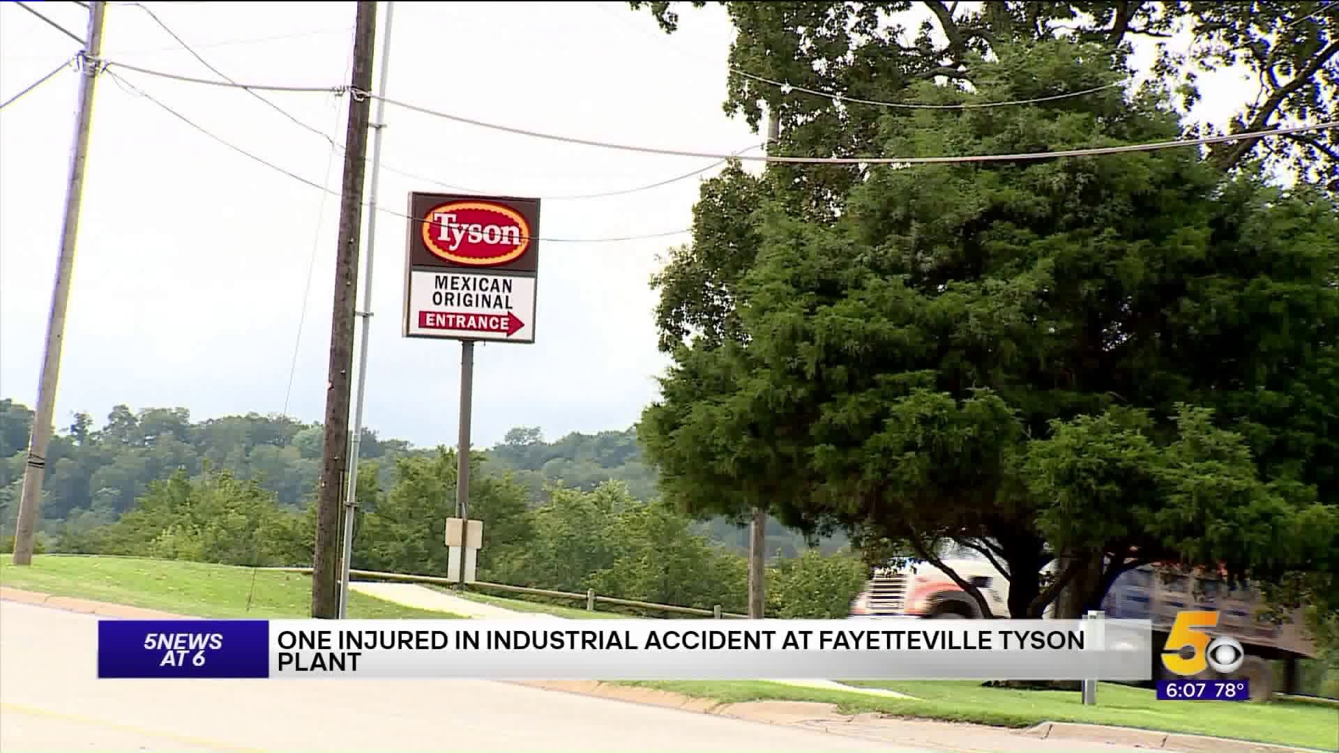 One Injured In Accident At Tyson Plant In Fayetteville