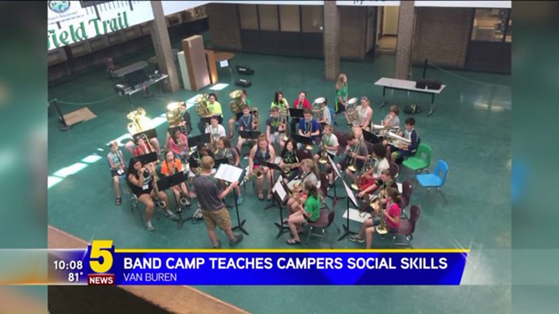 Van Buren Band Camp Teaches Campers Social Skills