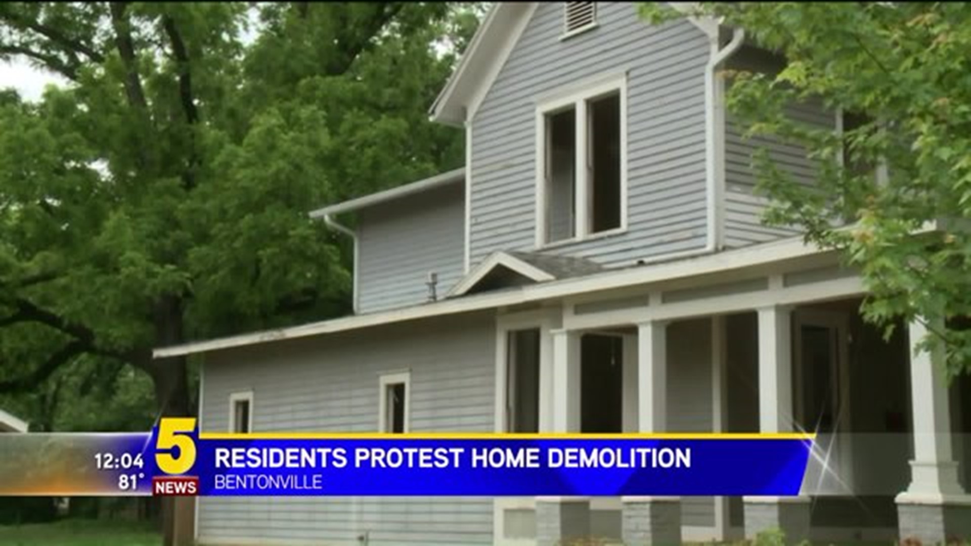 Residents Protest Home Demolition