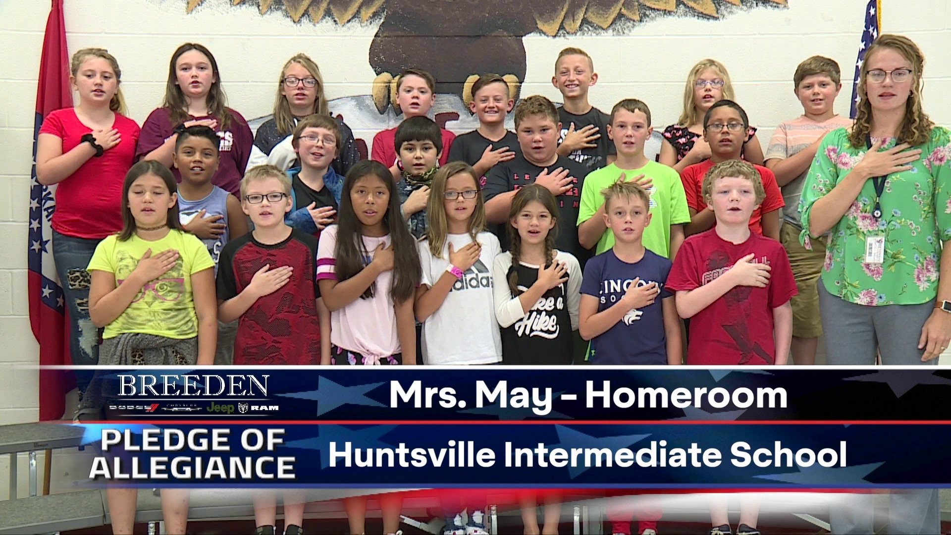 Mrs. May  Homeroom Huntsville Intermediate School