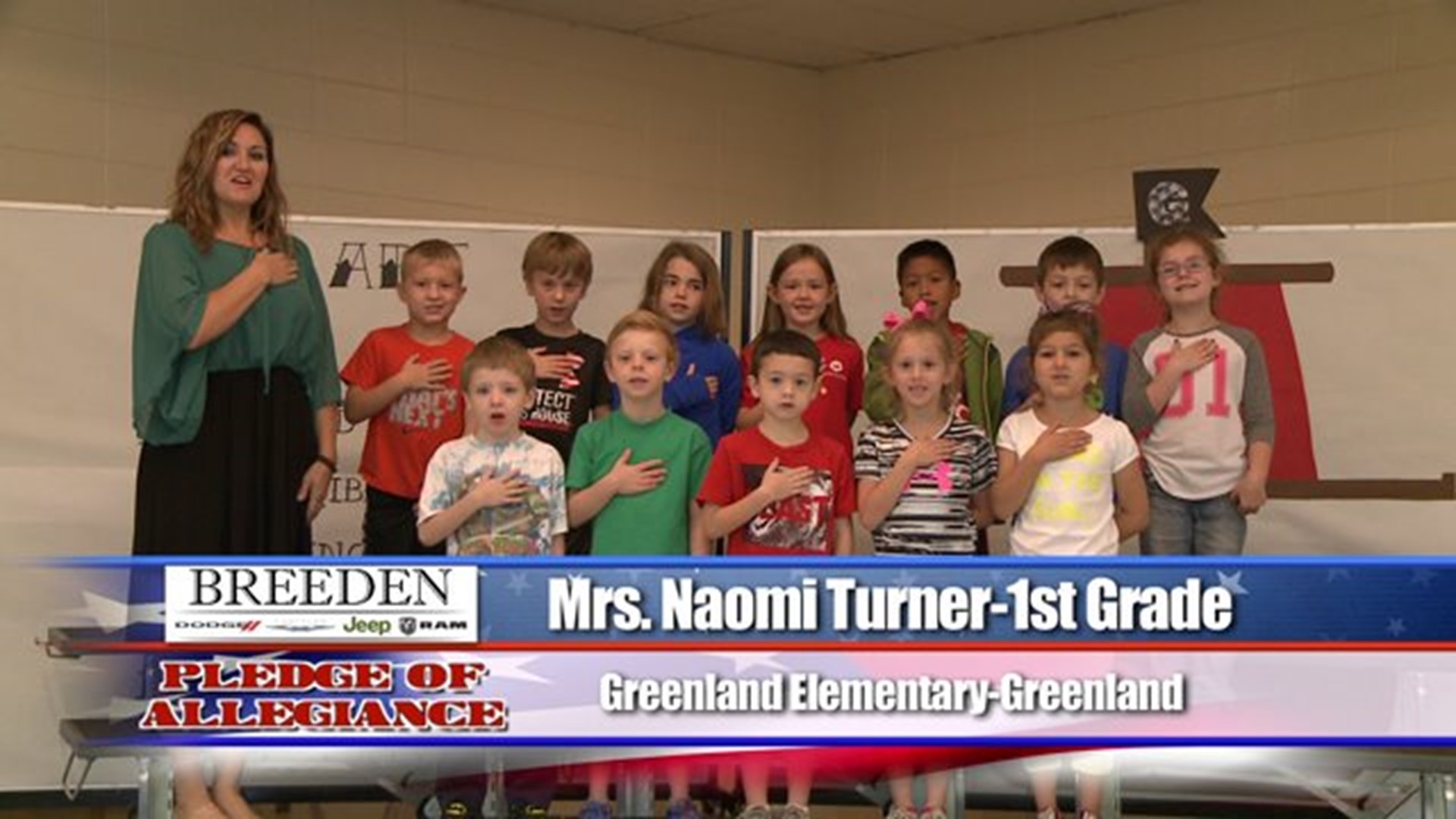 Greenland Elementary, Greenland - Mrs. Naomi Turner - 1st Grade