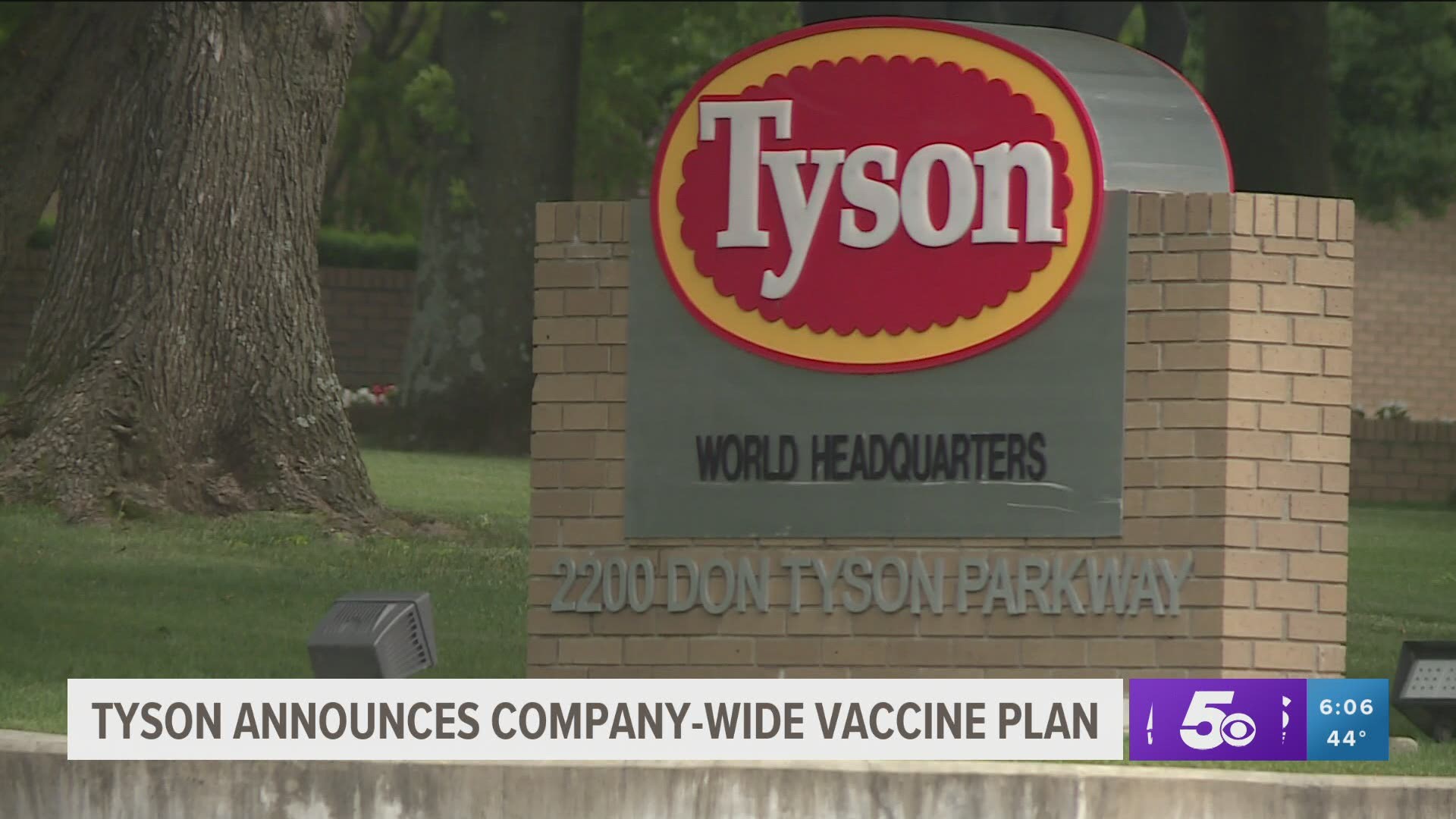 Tyson announces company-wide COVID-19 vaccine plan