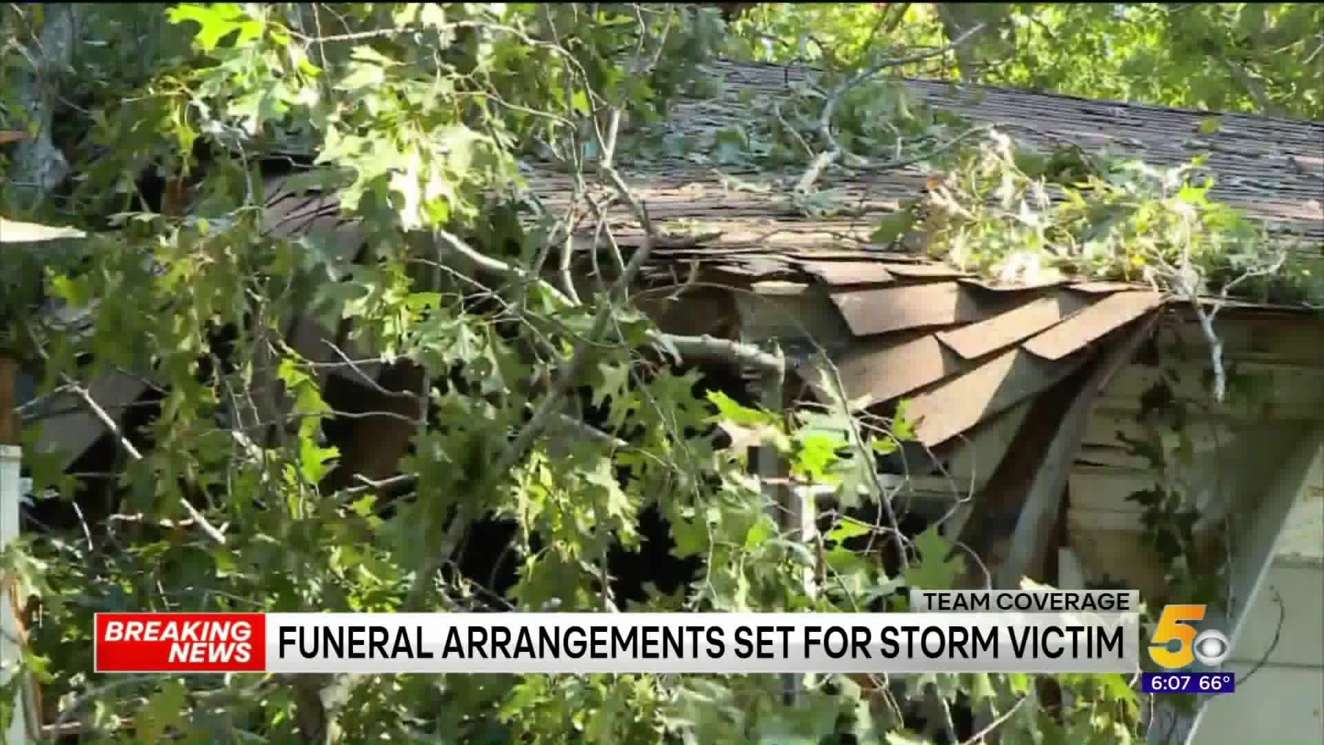 Funeral Arrangement Set for Storm Victim