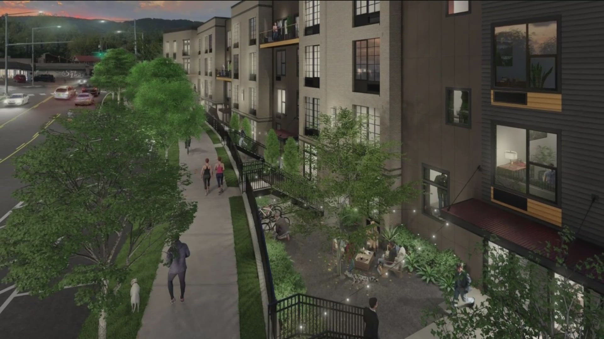 The Fayetteville Planning Commission approved a new apartment complex for the downtown area Monday after originally rejecting the plan in August.