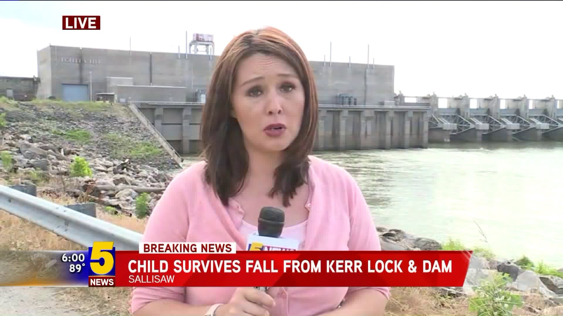 Child Survives Fall From Kerr Lock & Dam