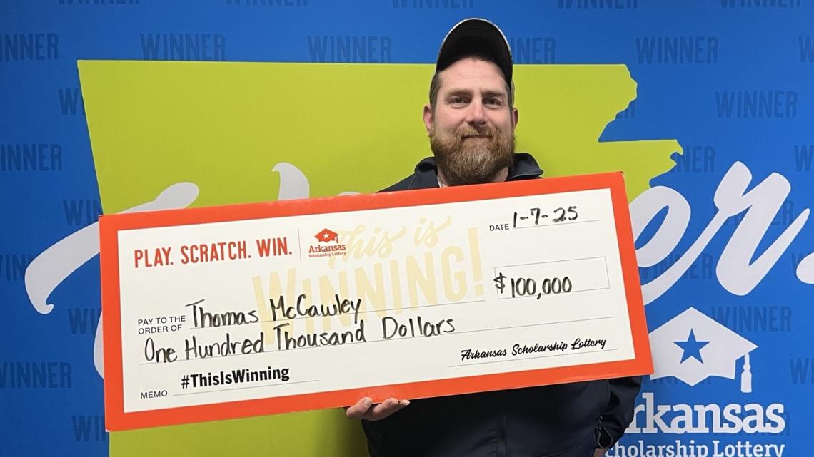 'Hunch' wins Tontitown man $100K in lottery winnings, plans to buy wheelchair-accessible vehicle for mother-in-law