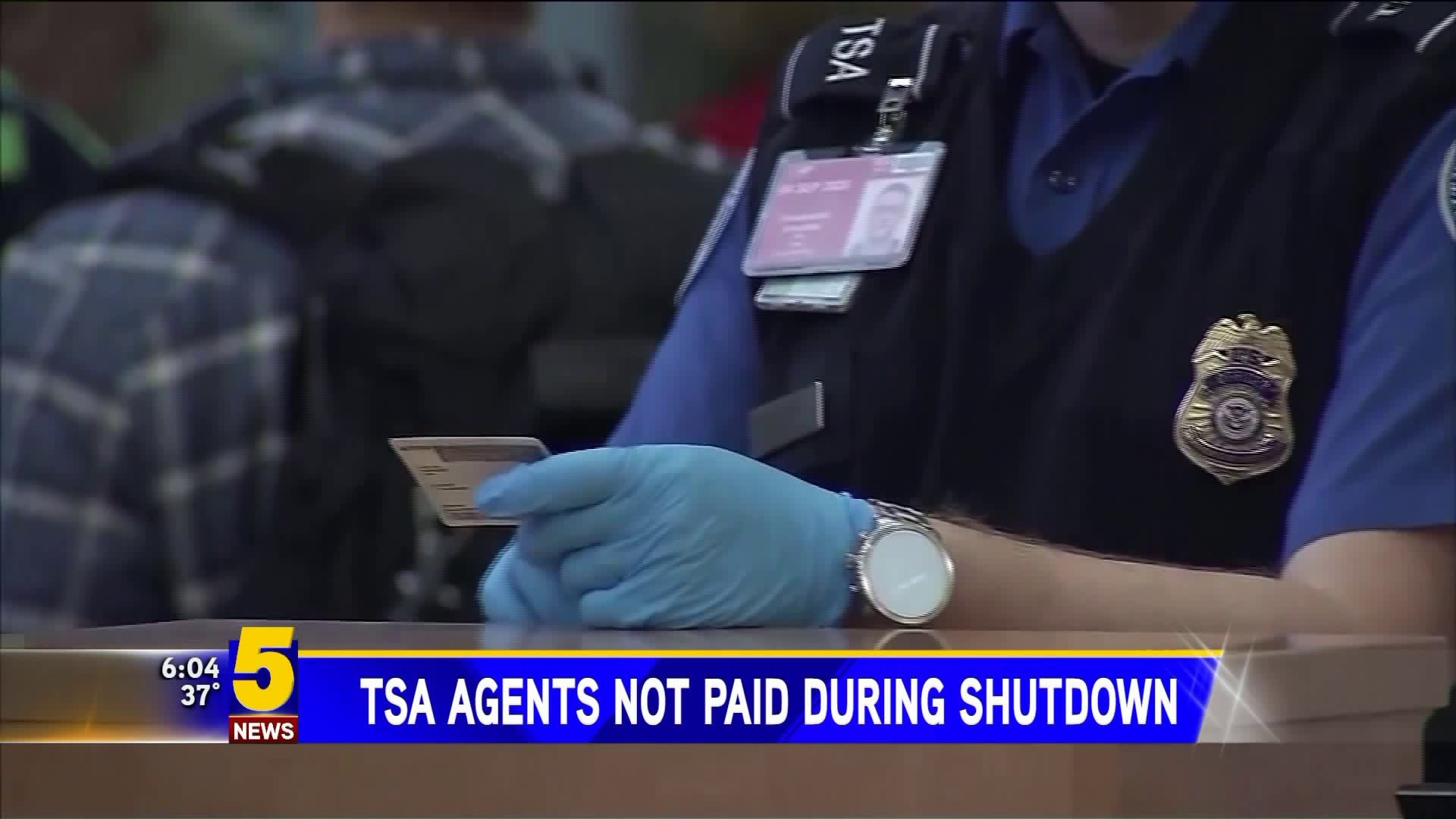 tsa agents not paid during shutdown