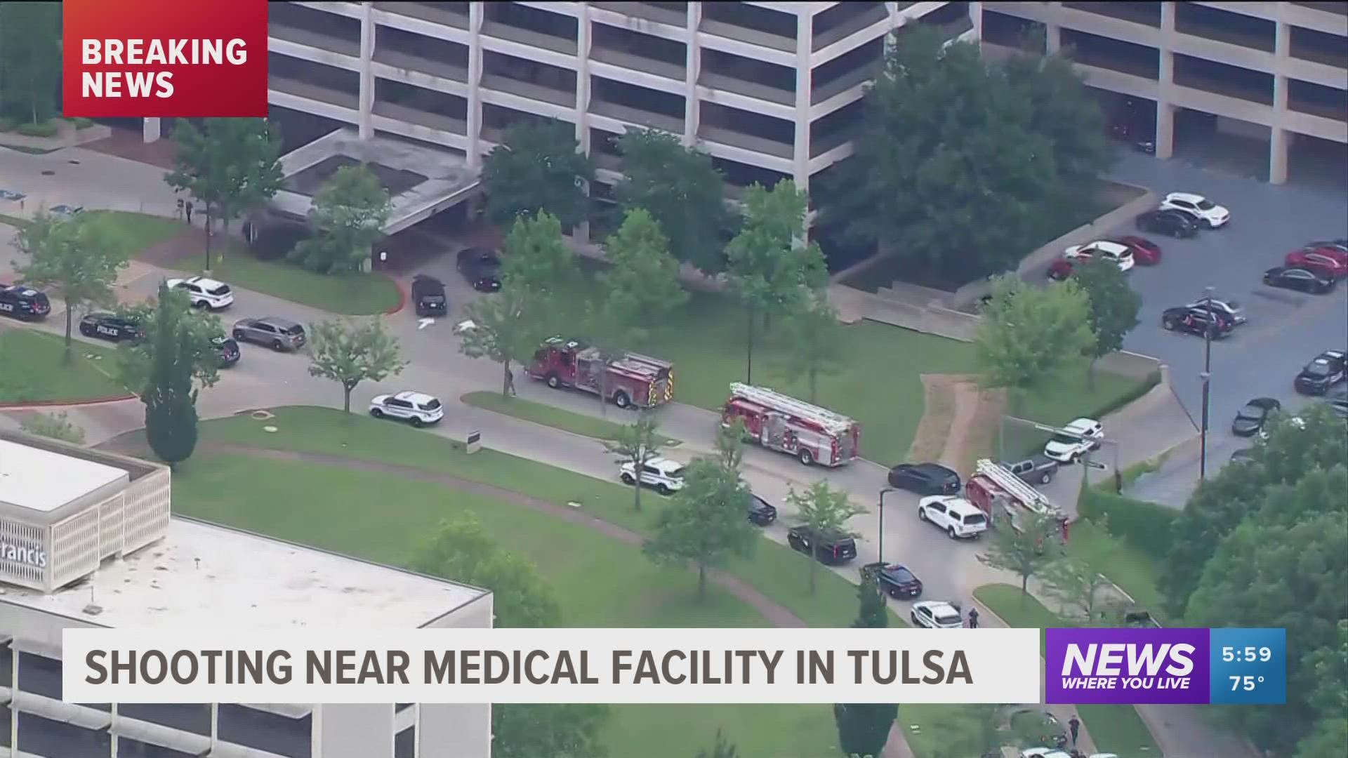 Tulsa police said on social media that the shooter was dead, and that there were several injuries and "potentially multiple casualties".