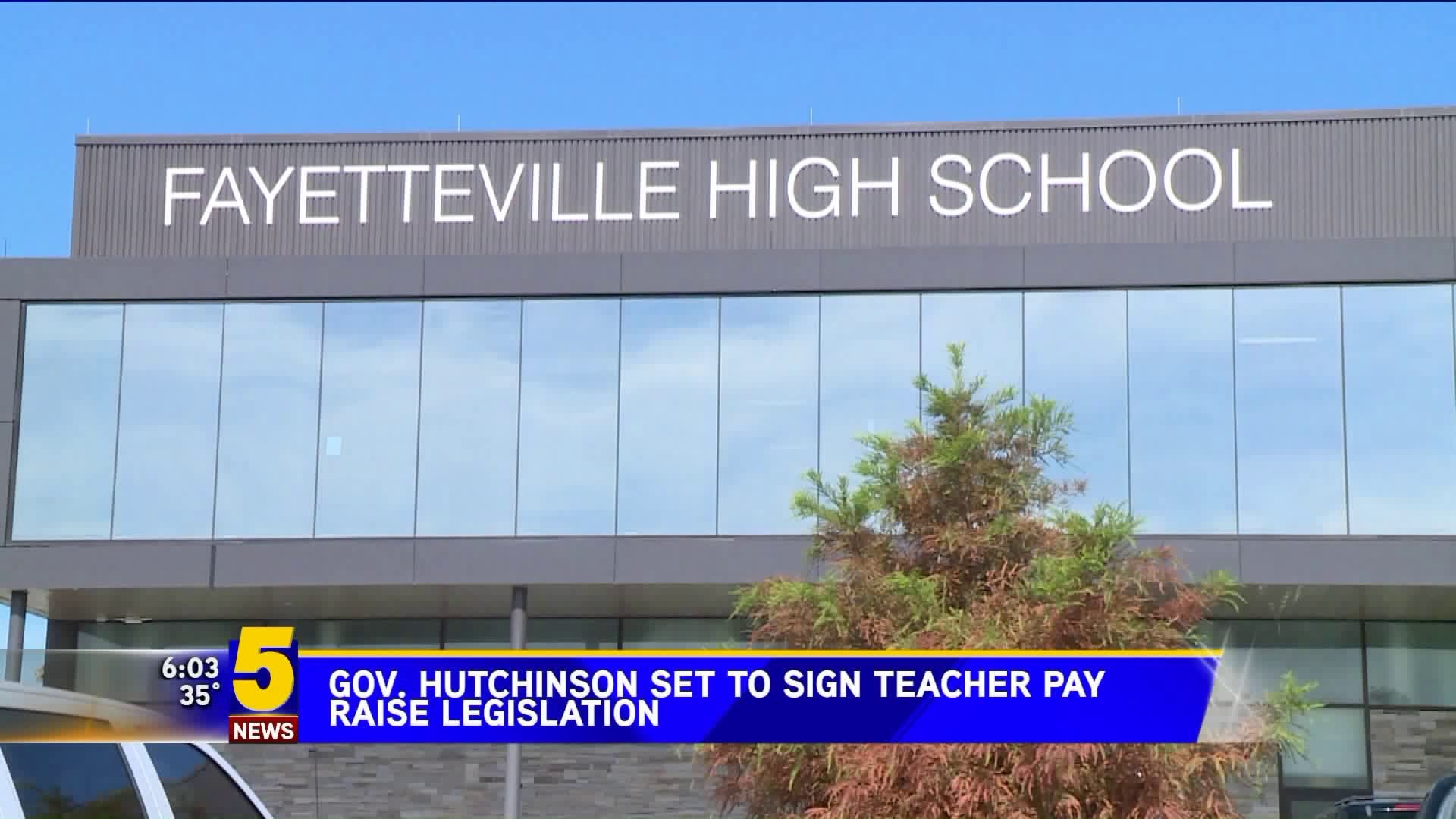 Gov. Hutchinson Set To Sign Teacher Pay Raise Legislation