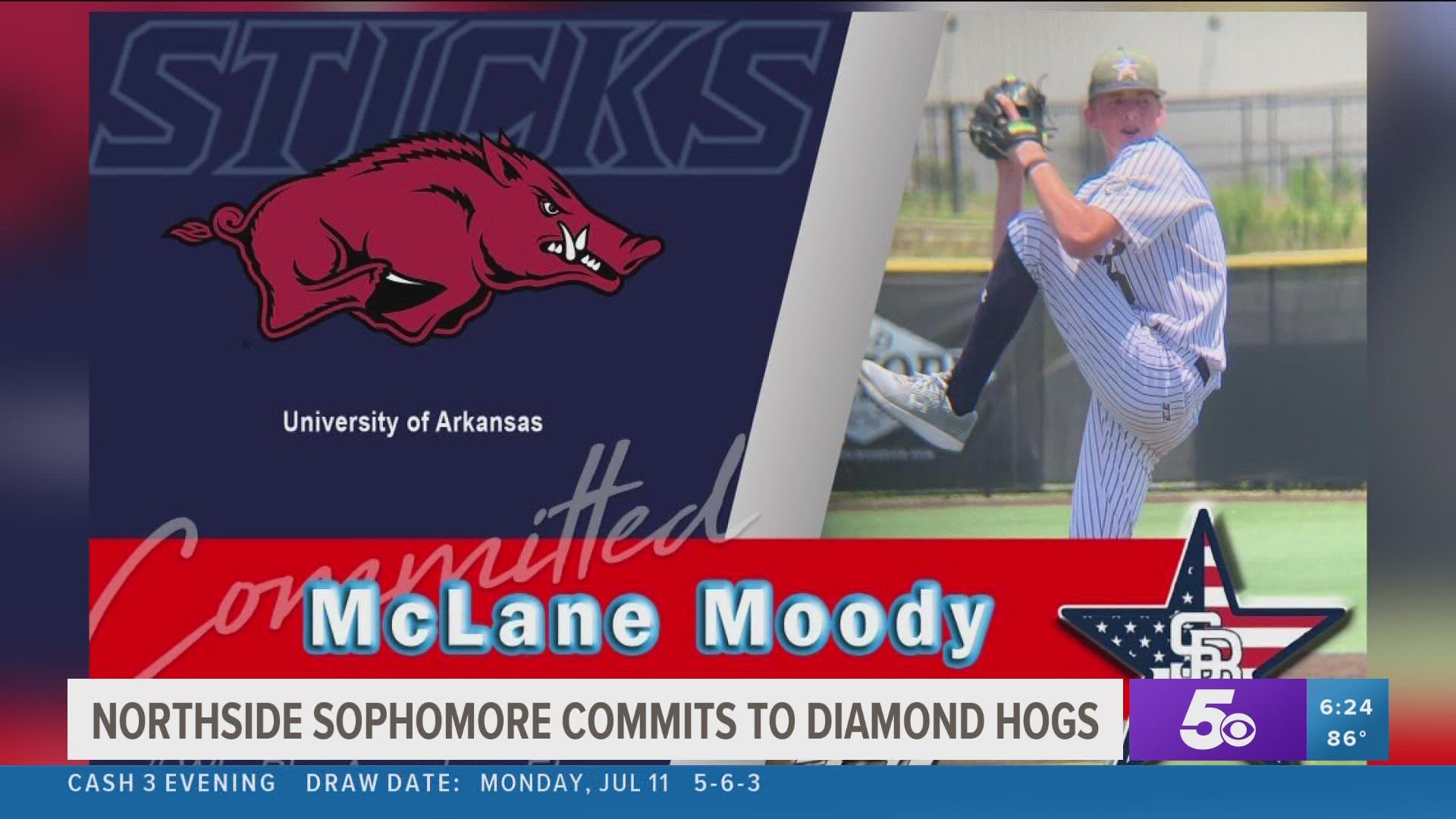 Northside sophomore pitcher commits to Diamond Hogs