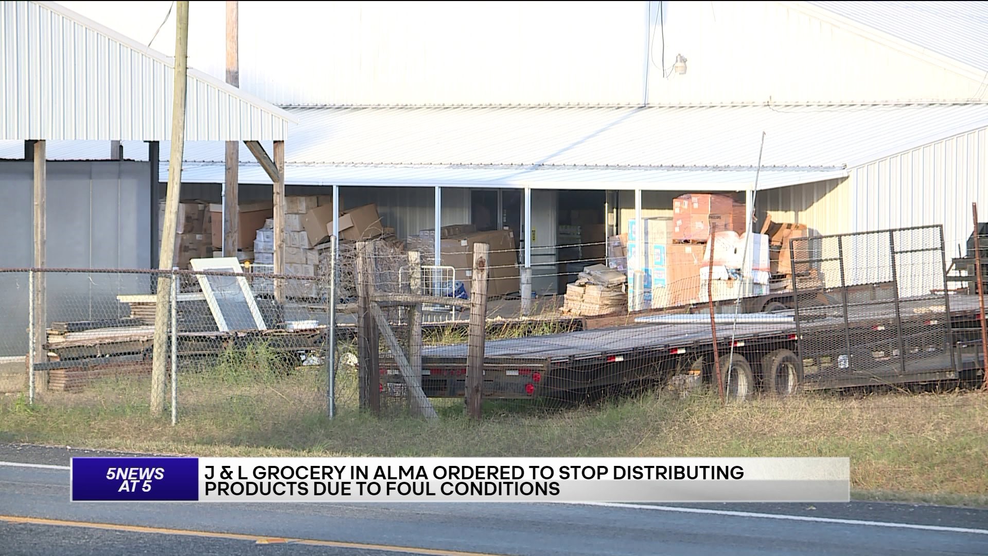 J & L Grocery In Alma Ordered To Stop Distributing Products Due To Foul Conditioins