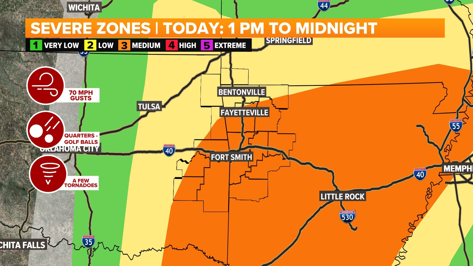 Northwest Arkansas and River Valley weather forecast