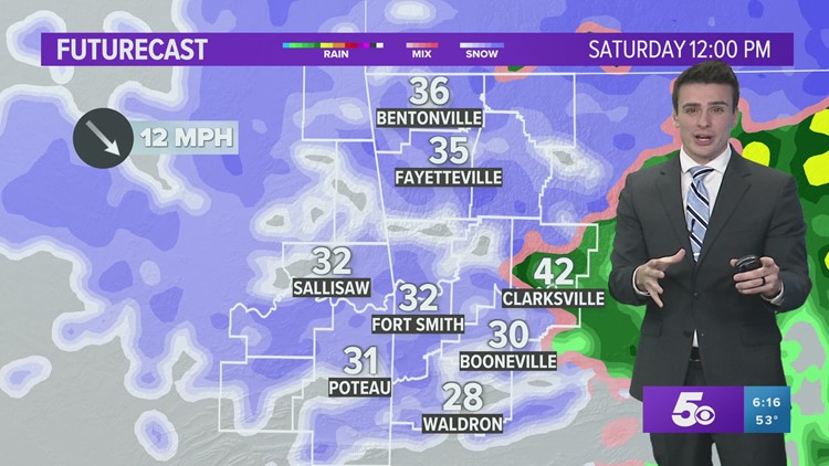 Coating of snow coming to Arkansas this weekend | Jan 14 Forecast