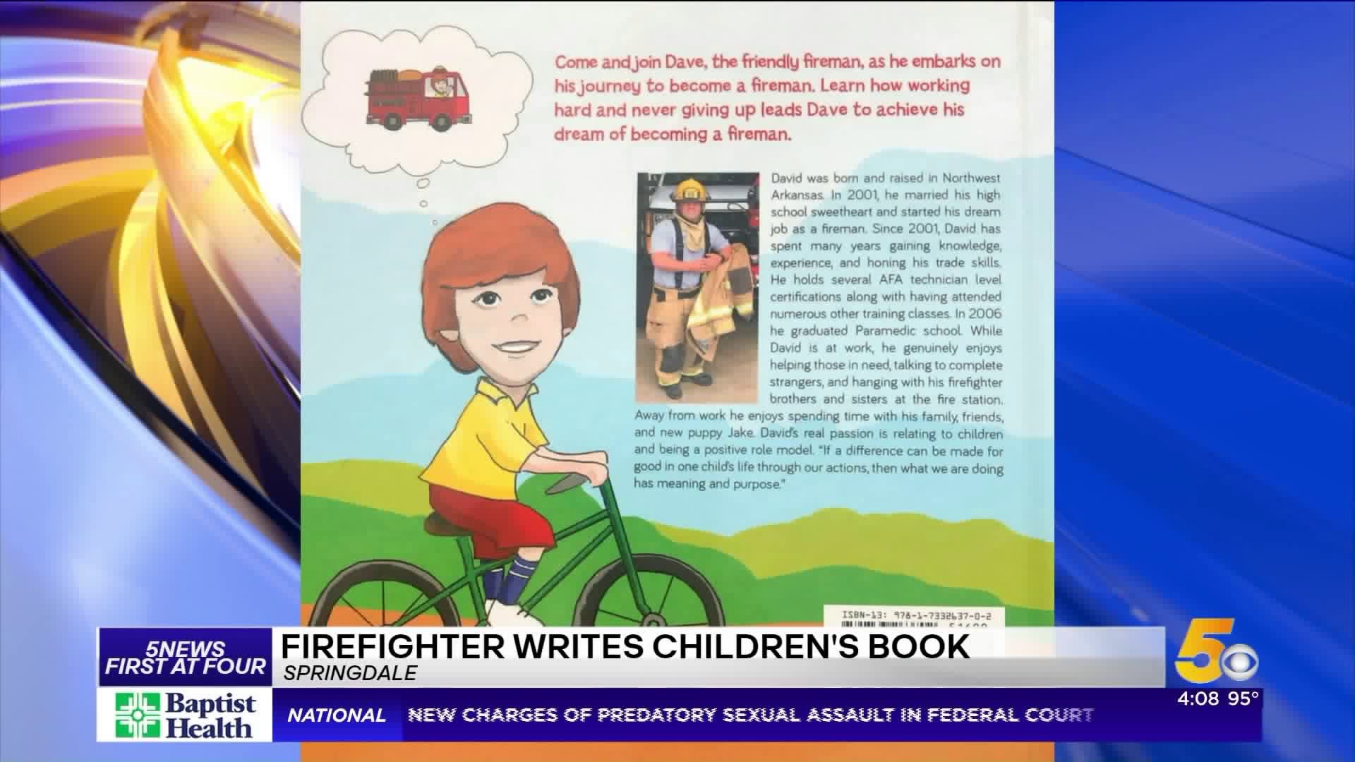 Springdale Firefighter Publishes Children`s Book