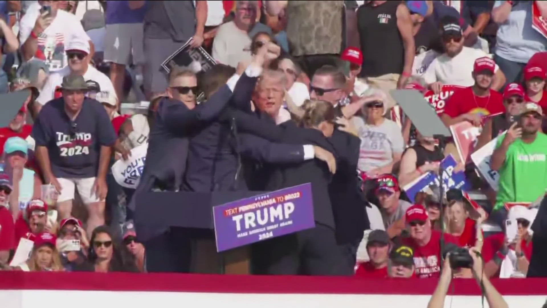 Trump Entering Rnc RNC to nominate Trump after assassination attempt | 5newsonline.com