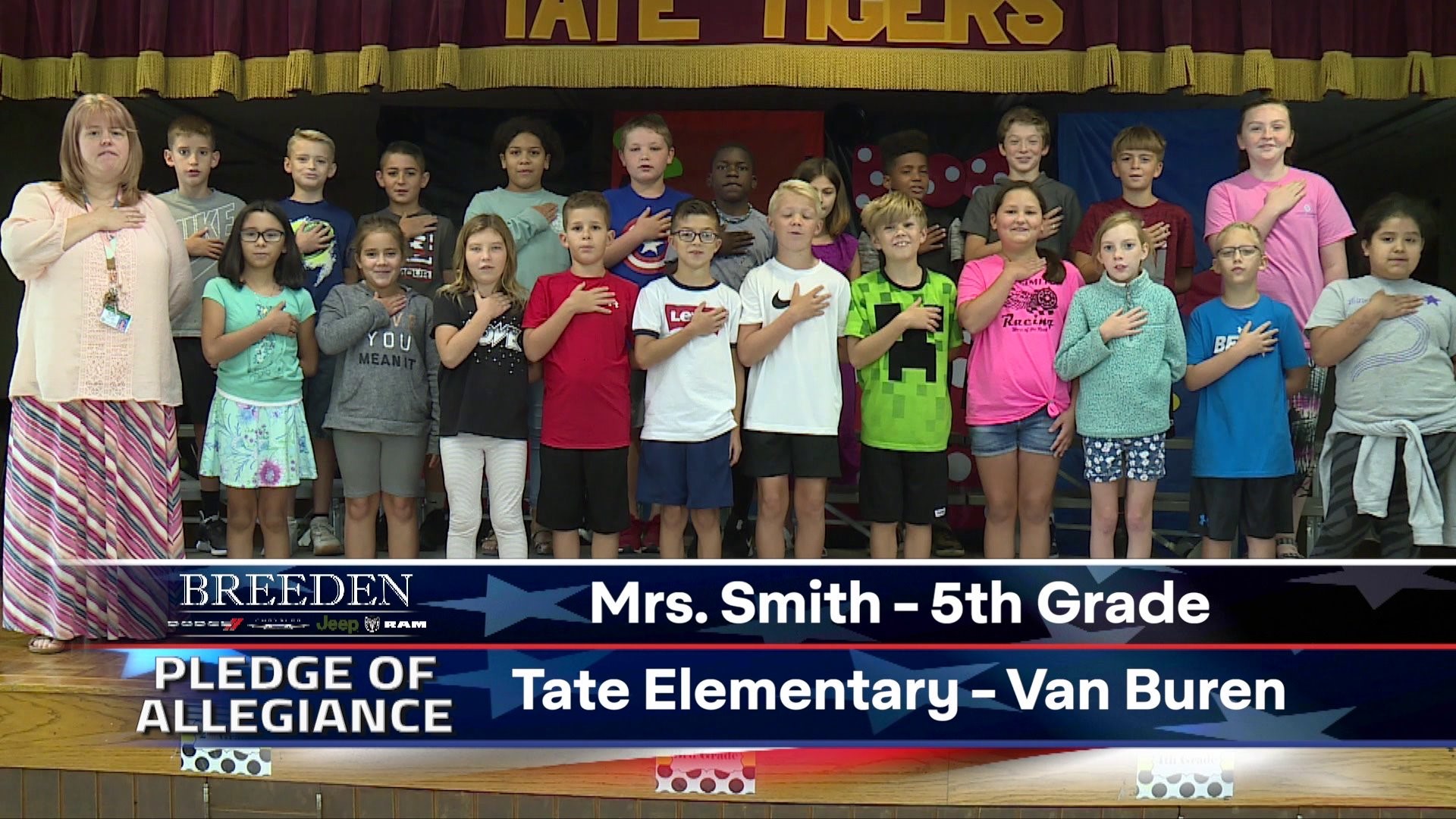 Mrs. Smith 5th Grade Tate Elementary, Van Buren