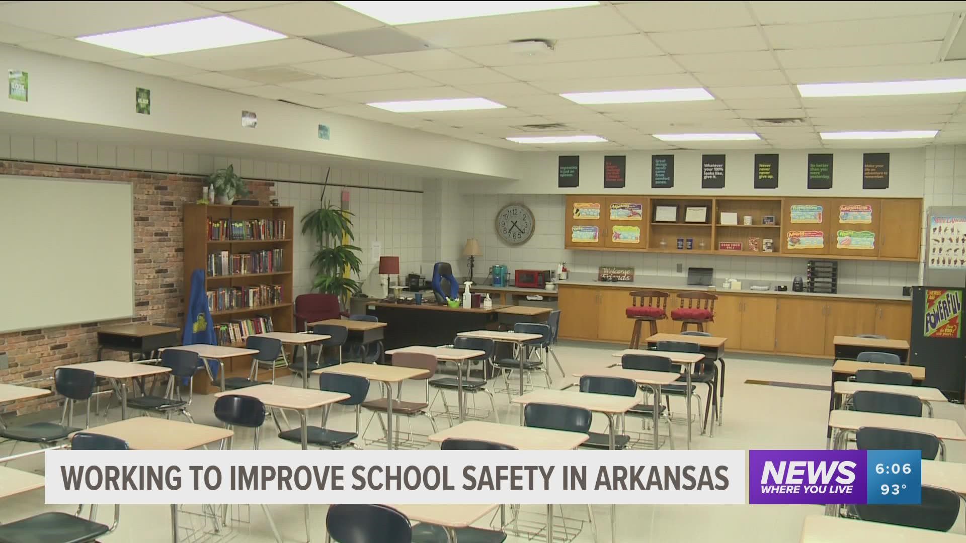 Arkansas School Safety Commission meets and give