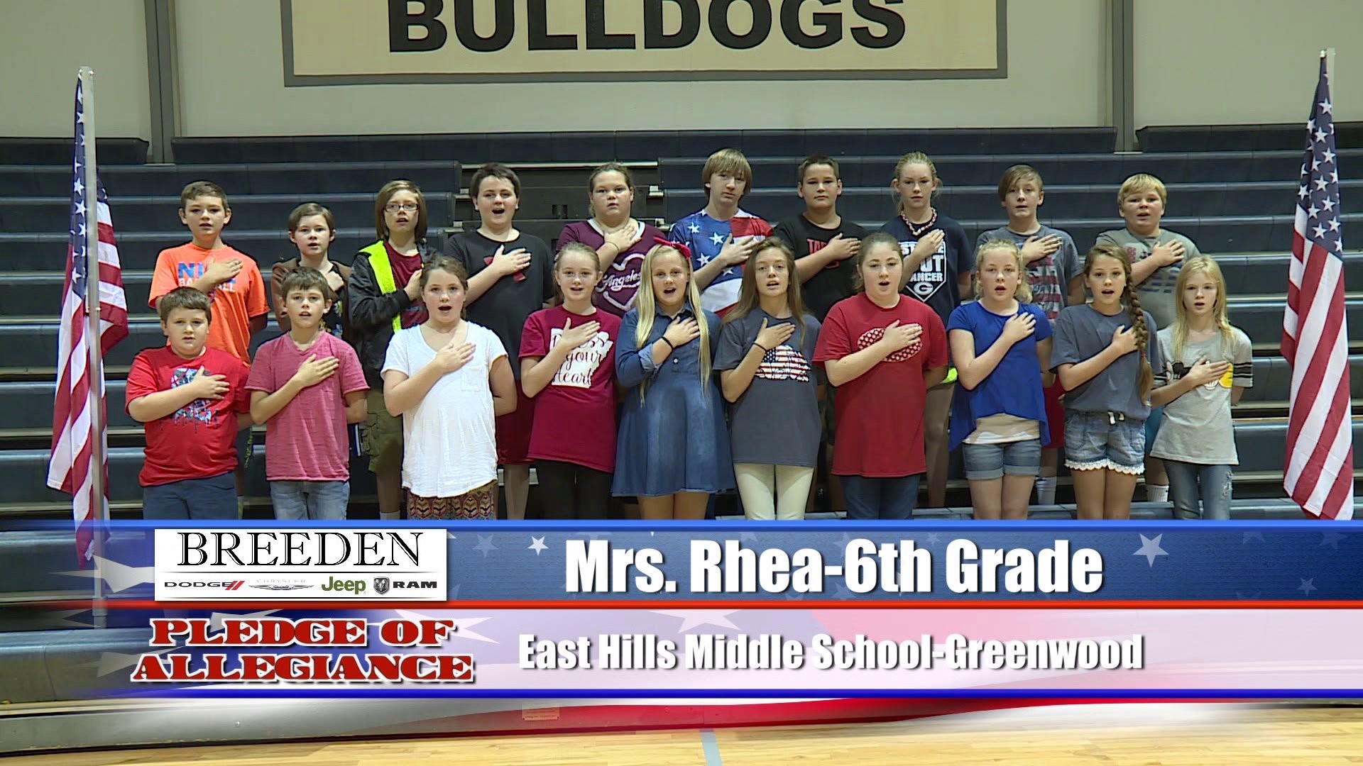 East Hills Middle School, Greenwood - Mrs. Rhea - 6th Grade