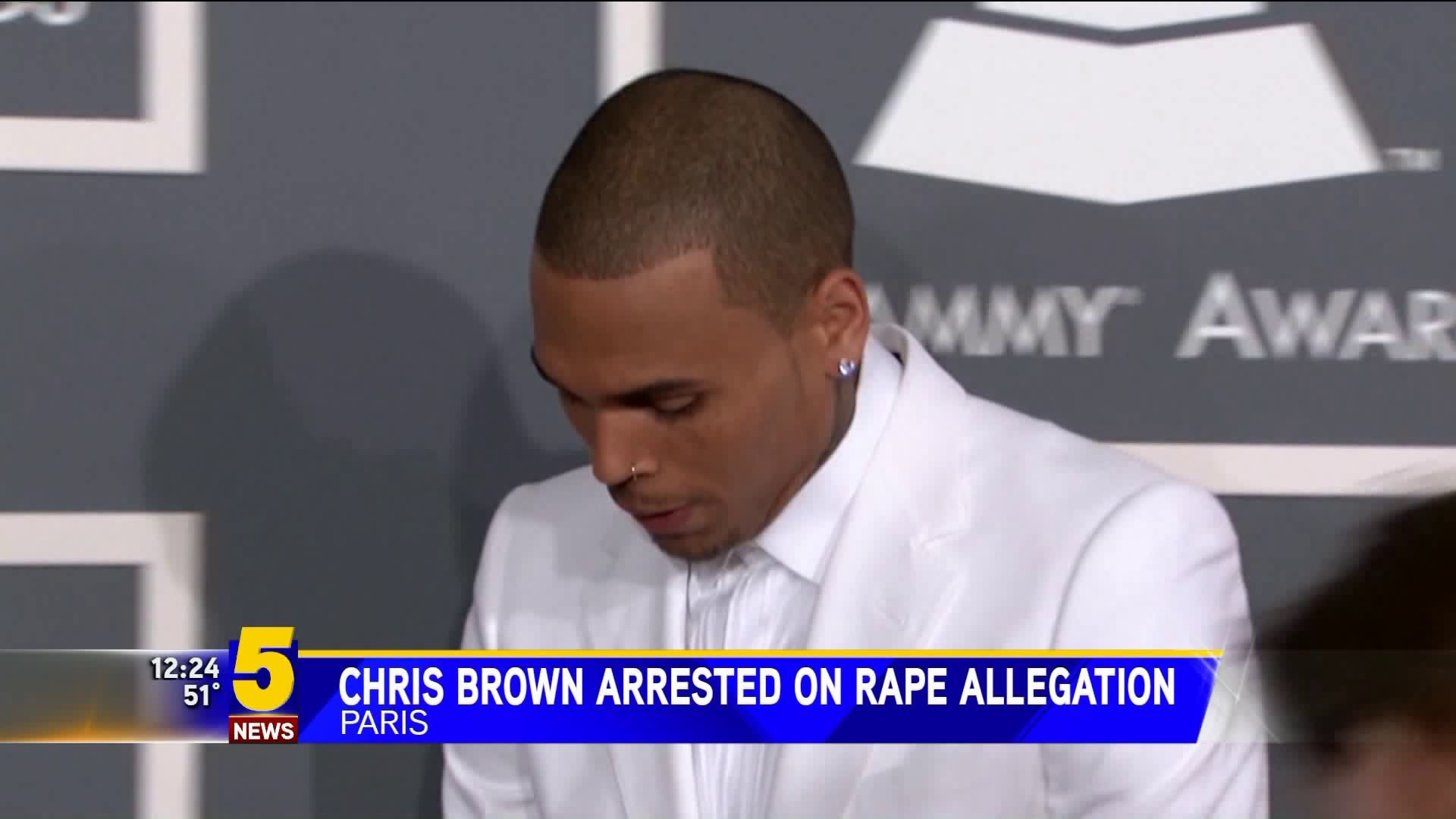 Chris Brown Arrested On Rape Allegations In Paris