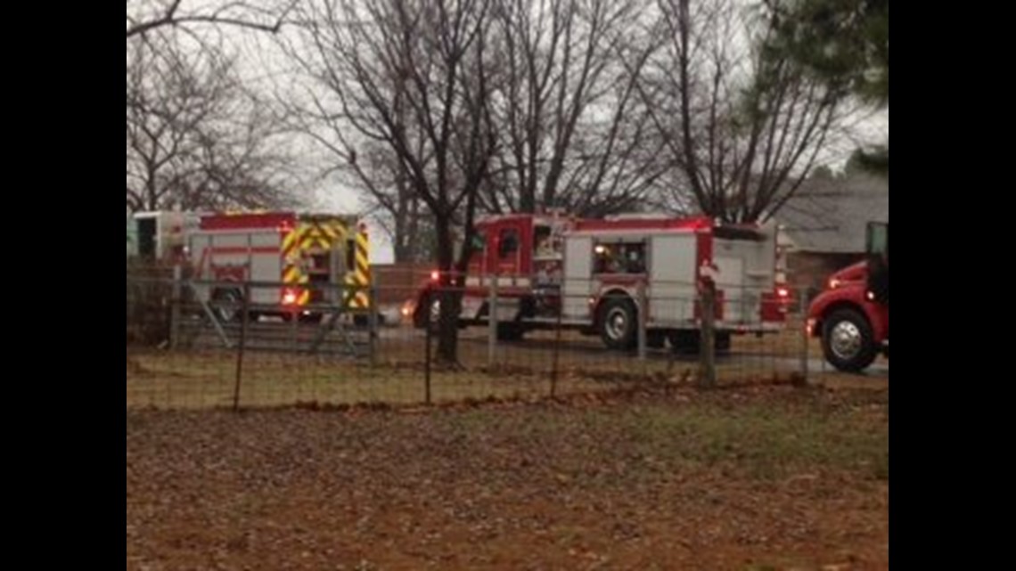 Crews Respond To Roland House Fire