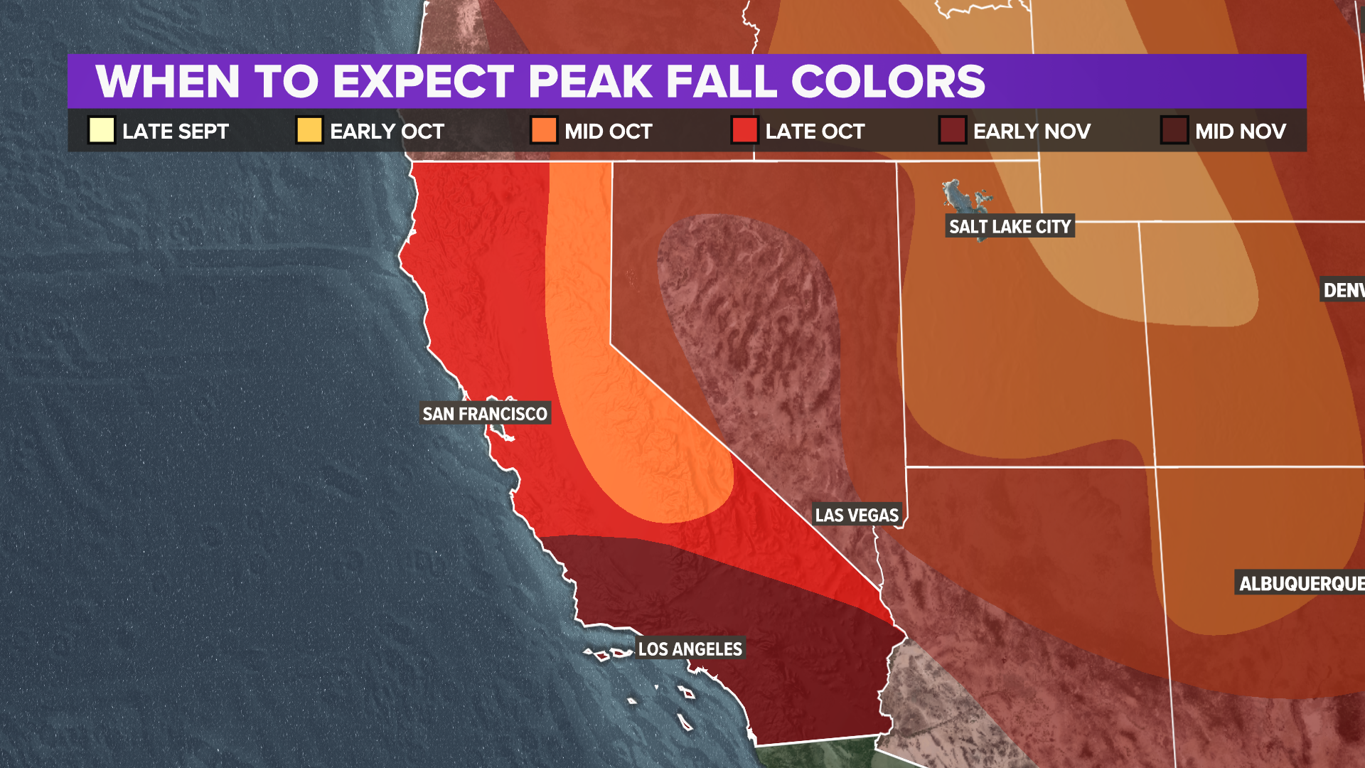 State-By-State | When can you expect the fall foliage to hit peak ...