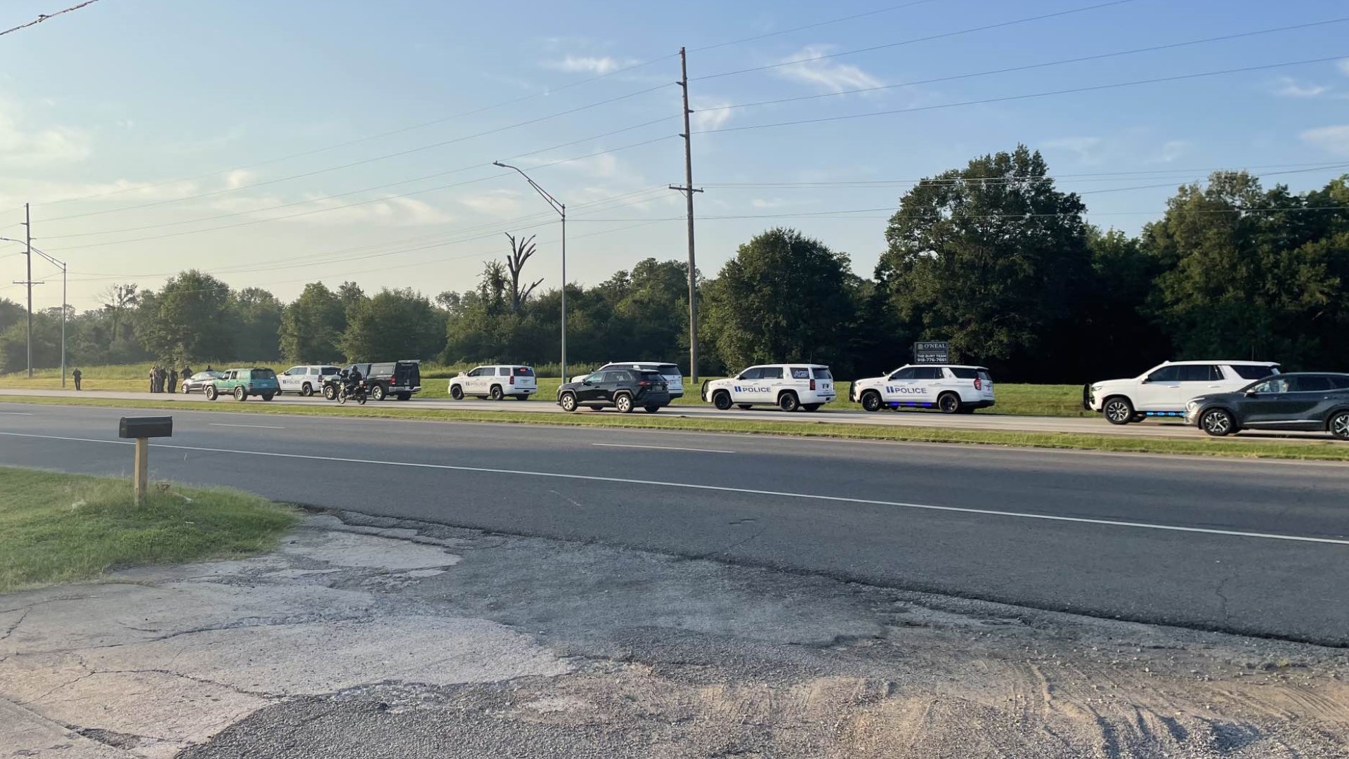 A police officer in Roland stopped to help a vehicle on the side of the road on Saturday, July 29 at approximately 4 a.m., only to be shot at by the suspect.