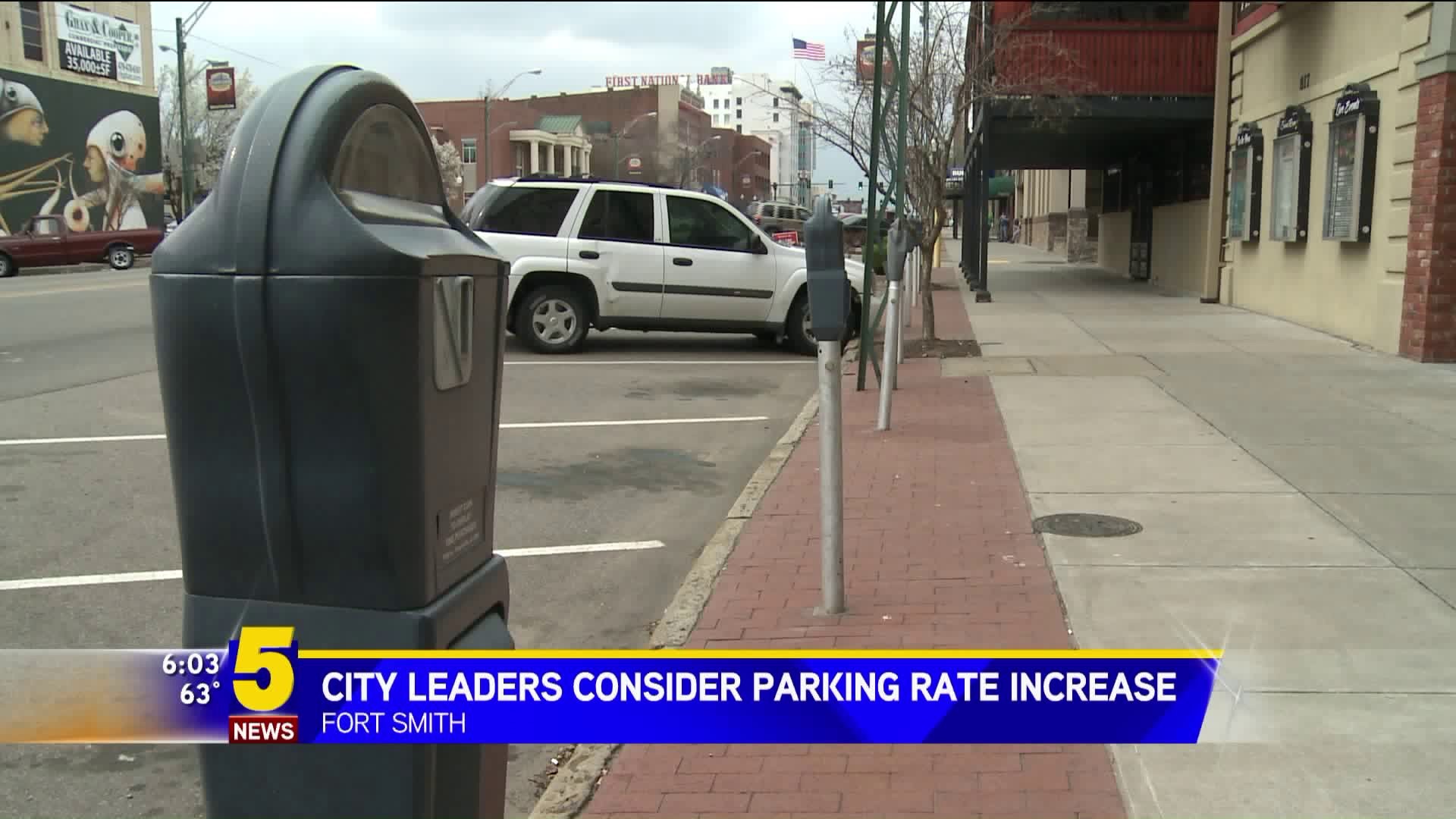 City Leaders Consider Parking Rate Increase