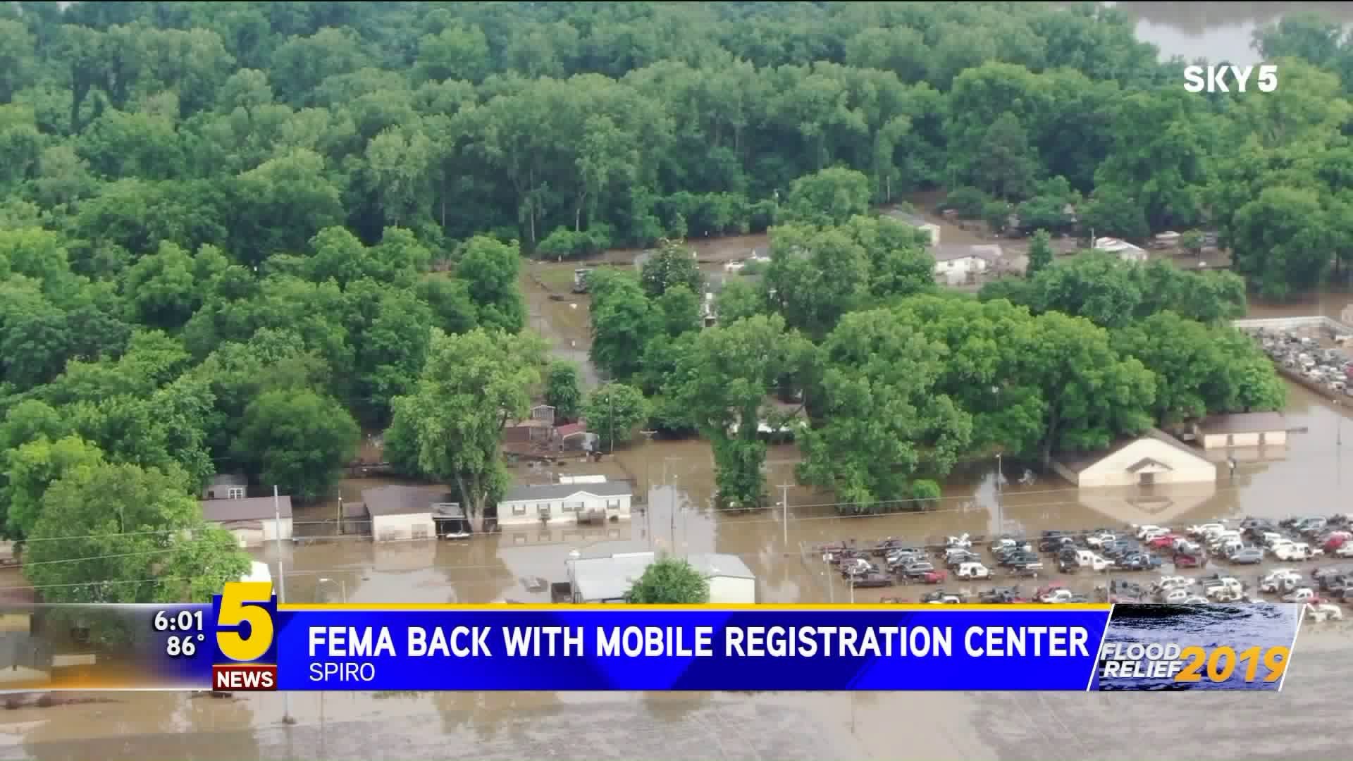 FEMA Back With Mobile Registration Center In Spiro