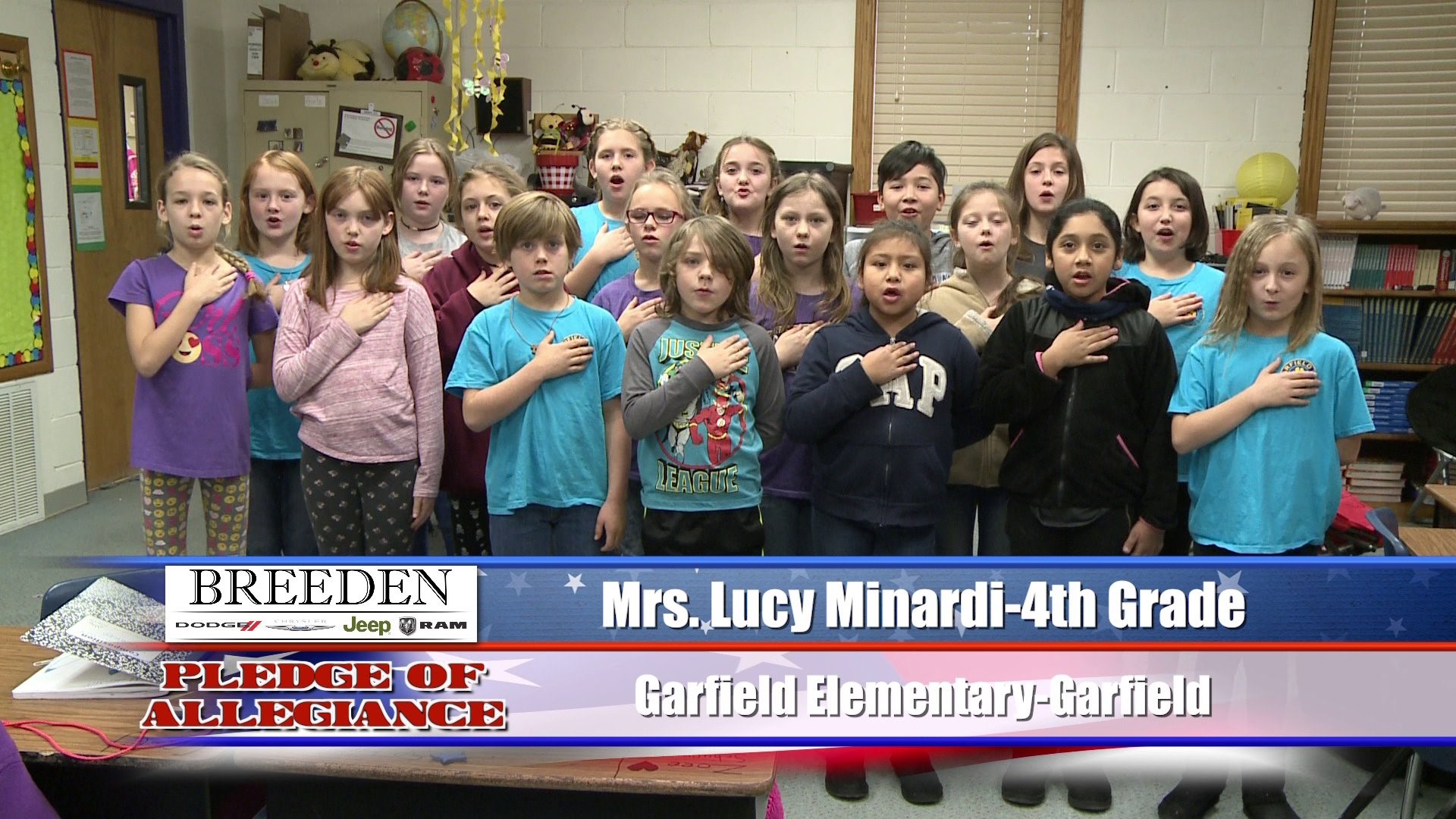 Mrs. Lucy Minardi  4th Grade  Garfield Elementary - Garfield