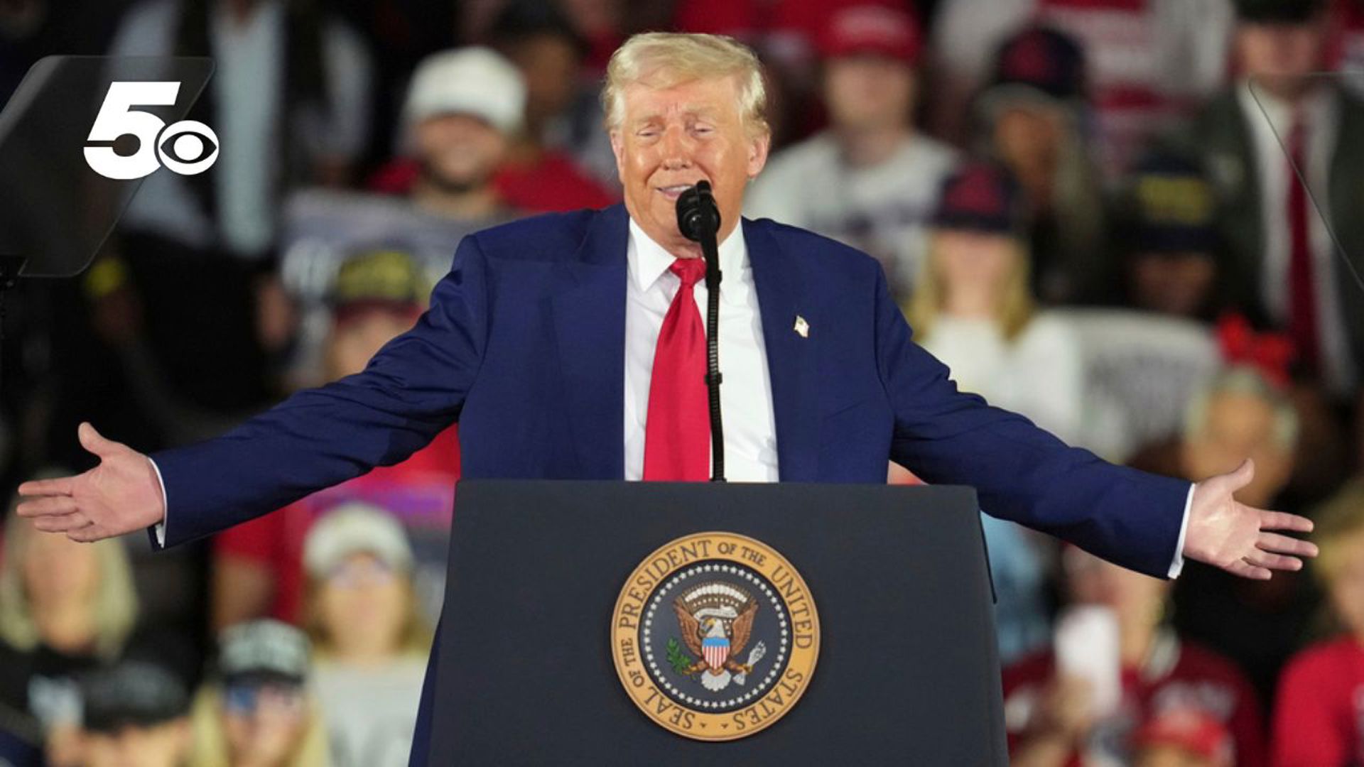 President Trump signaled optimism about the talks between his treasury secretary and their Chinese counterparts.