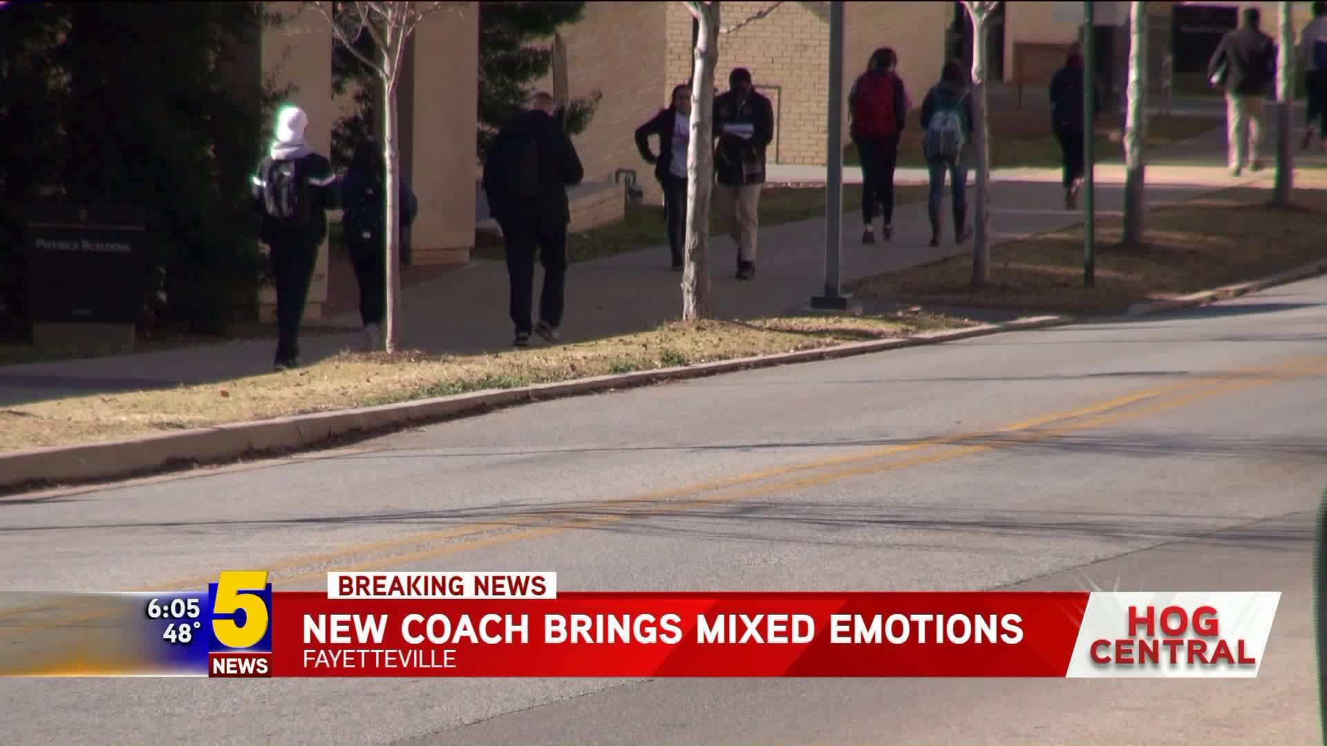 Students React To Razorback Coach