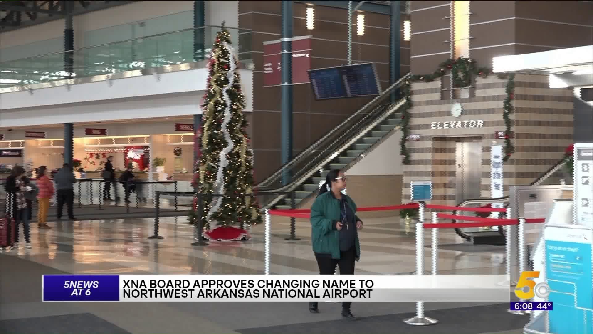 XNA Board Approves Of Changing Name To Northwest Arkansas National Airport