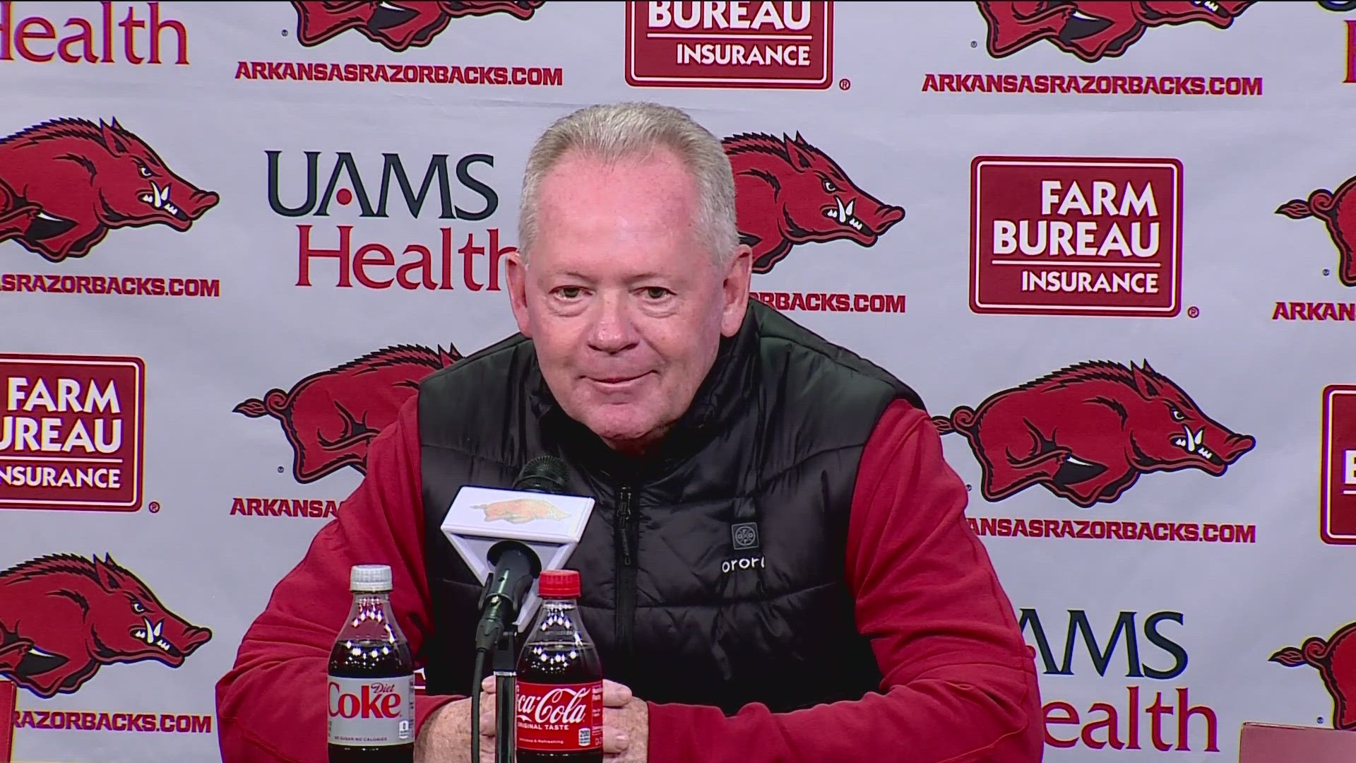 Sam Pittman and Bobby Petrino spoke on the record for the first time since the Razorbacks announced the former head coach's hiring as offensive coordinator.