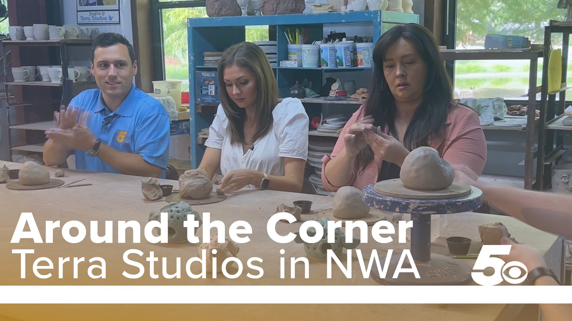 5NEWS visited Terra Studios around the corner in Fayetteville. Check out what we made!