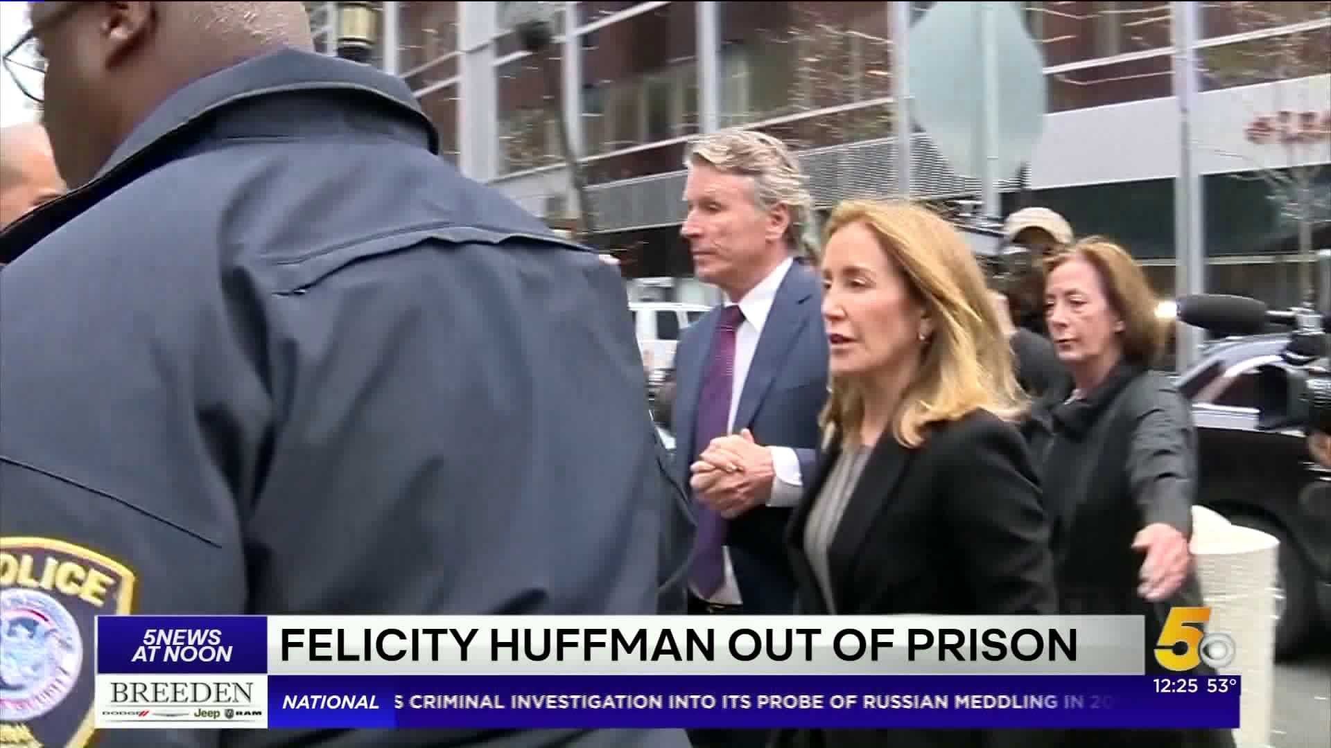 Felicity Huffman Released From Prison After Serving 11 Days For College Admissions Scam