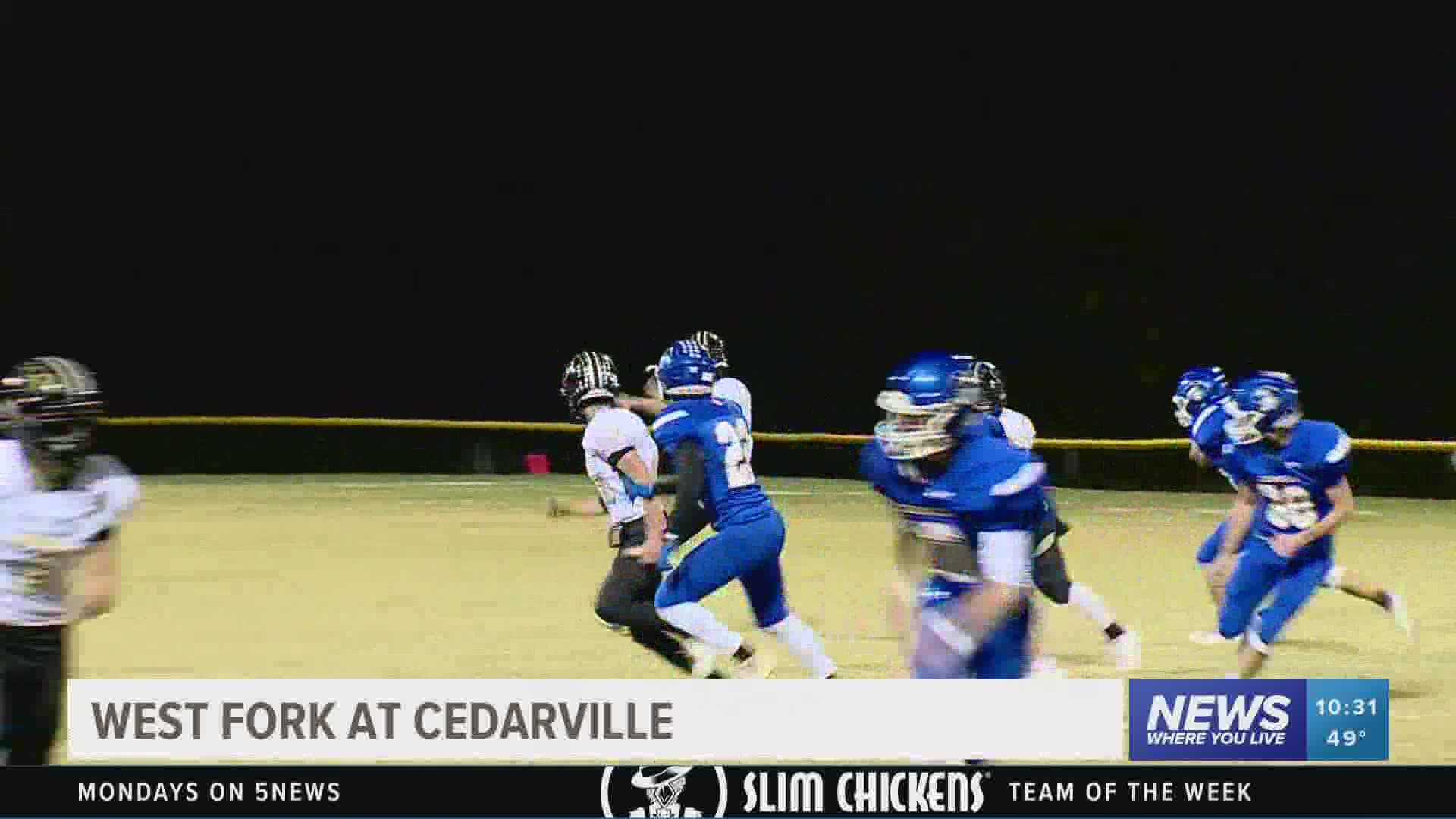 Cedarville beat West Fork (48-41).