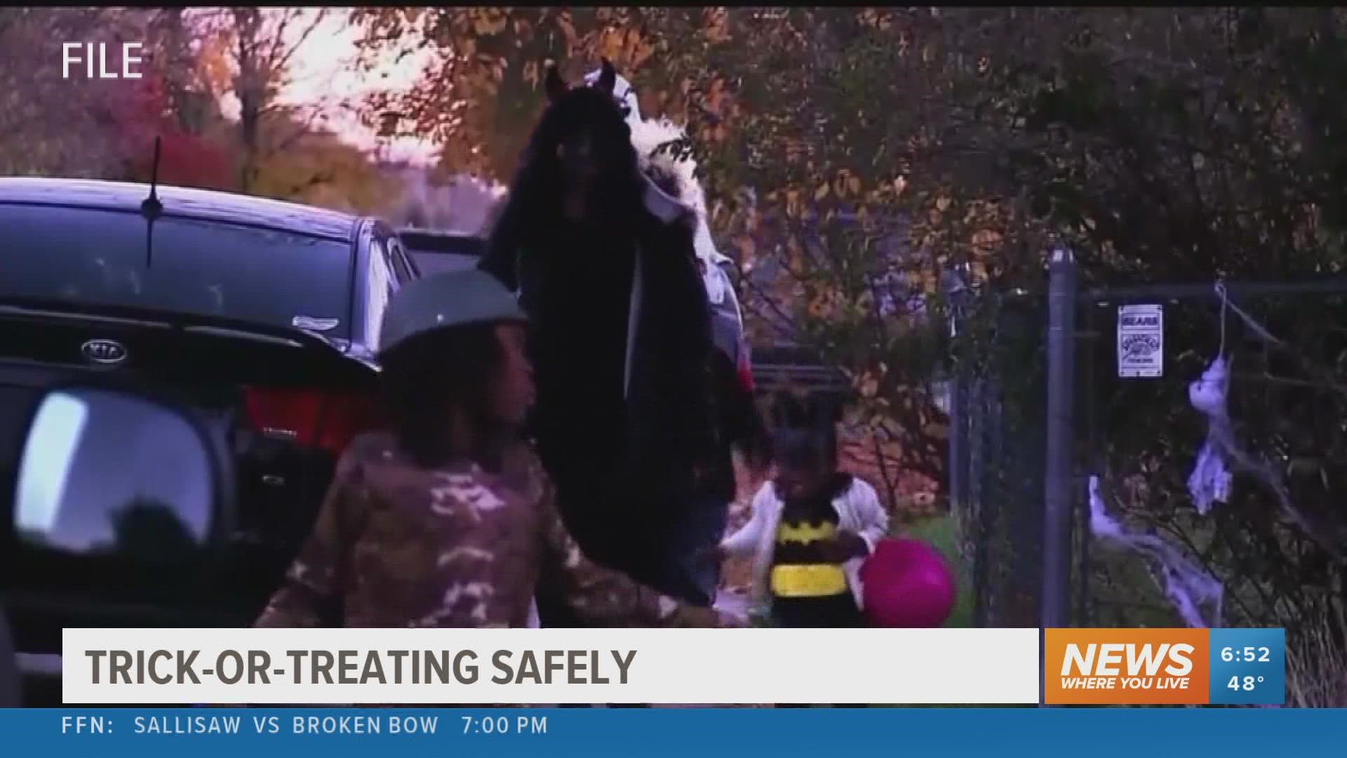 Officials are giving tips on how you and your kids can stay safe while trick-or-treating this Halloween.