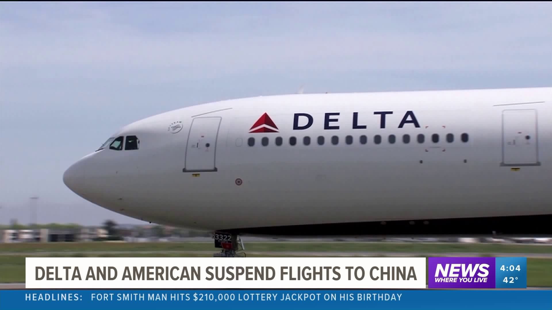 Delta, American Airlines Suspend Flights Between US, China