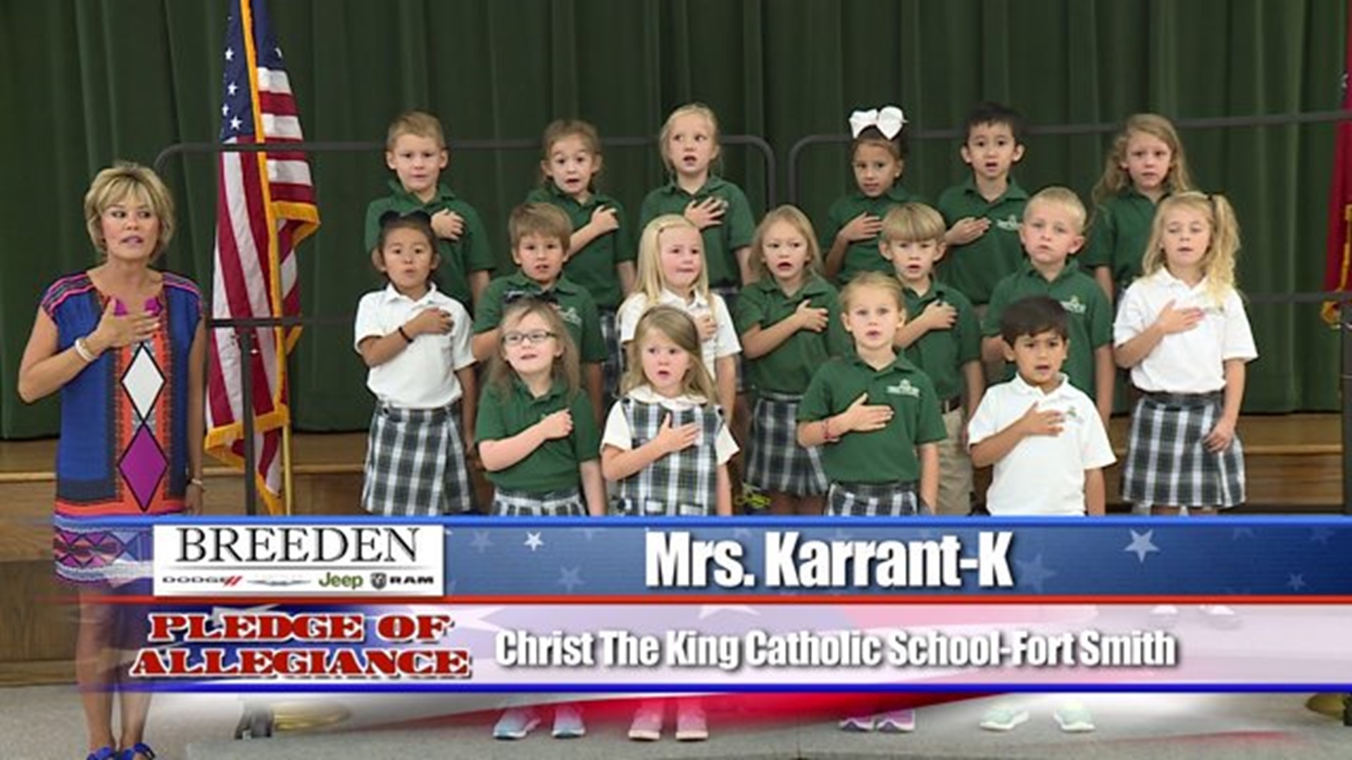 Christ the King Catholic School-Fort Smith- Mrs. Karrant- Kindergarten