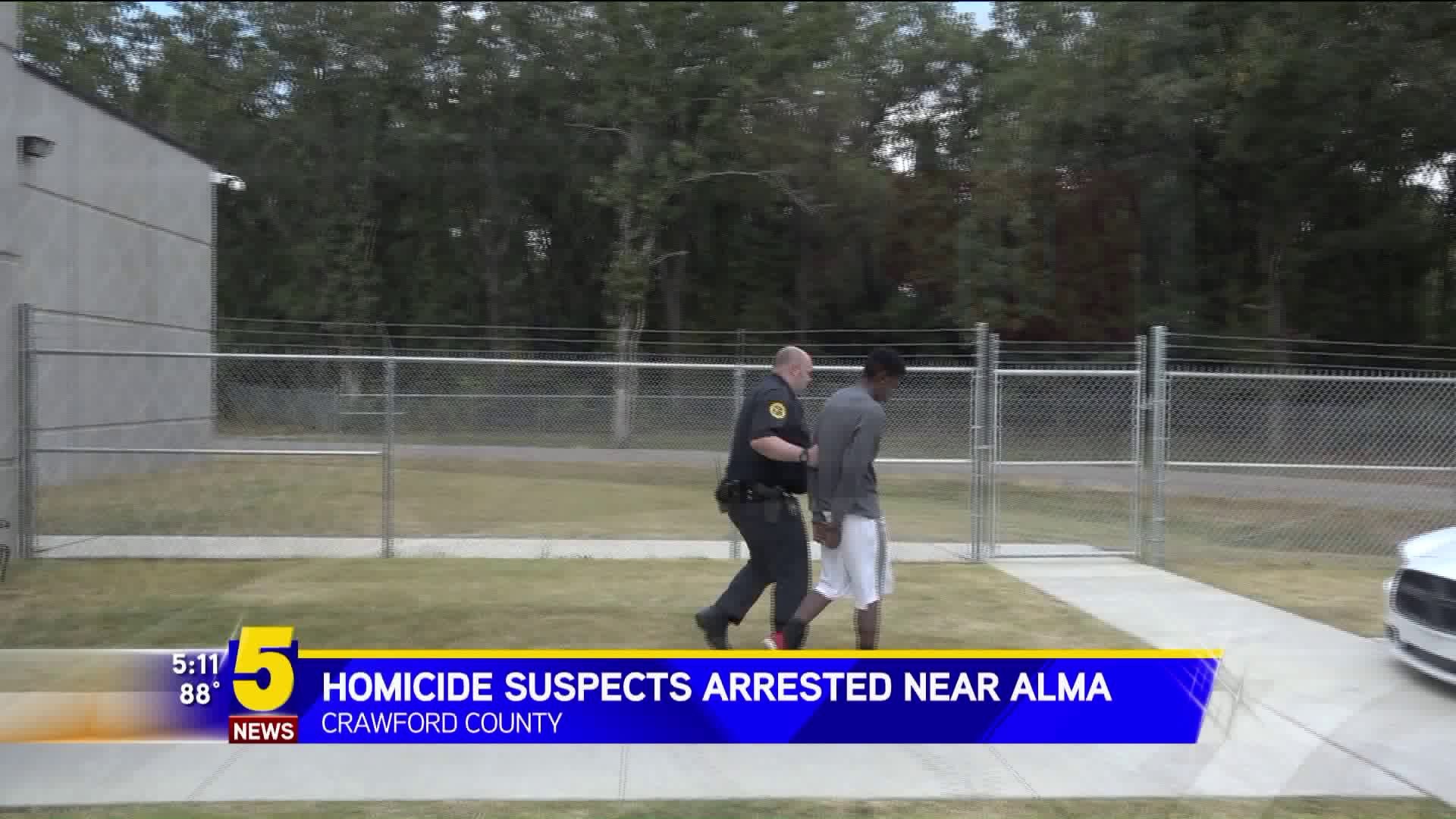 Homicide Suspects Arrested Near Alma