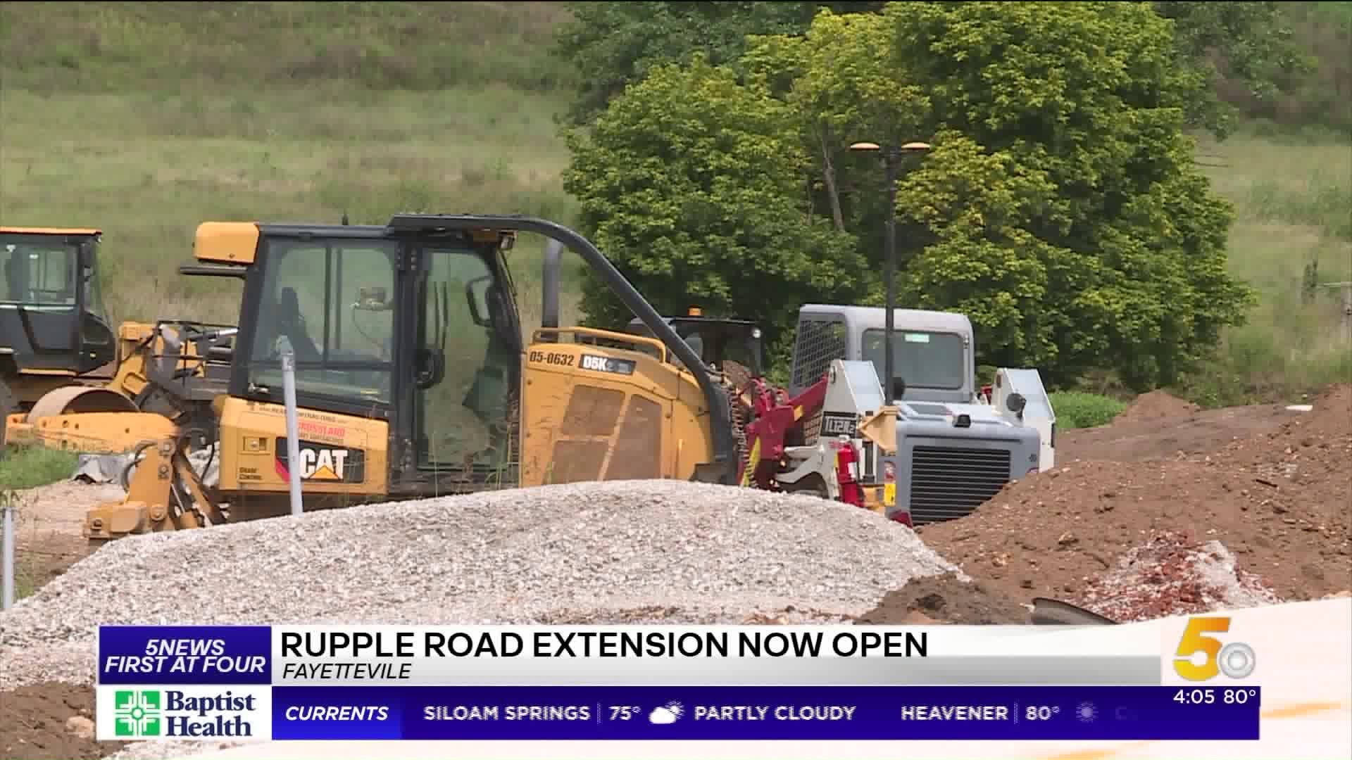 Rupple Road Extension Now Open