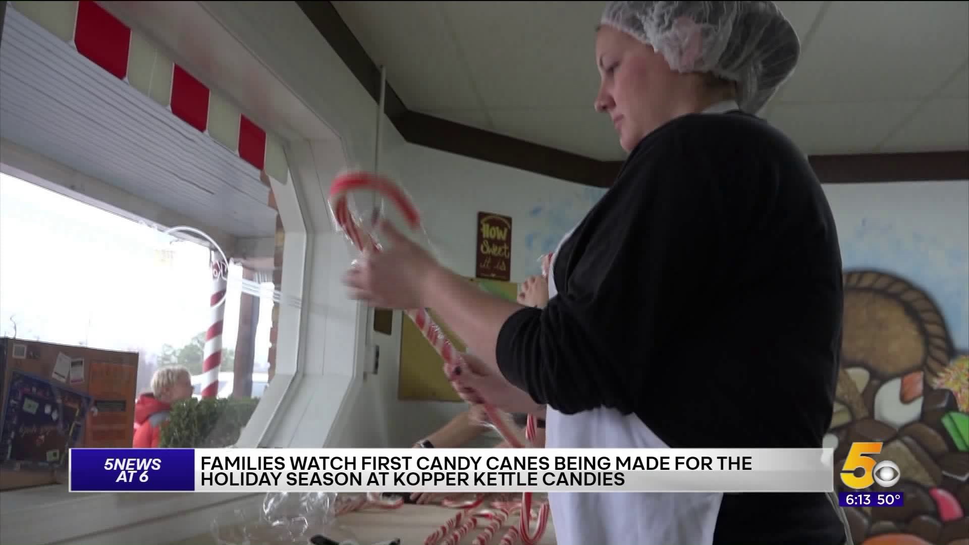 Kopper Kettle Candies Make First Holiday Candy Cane Batch Of Season