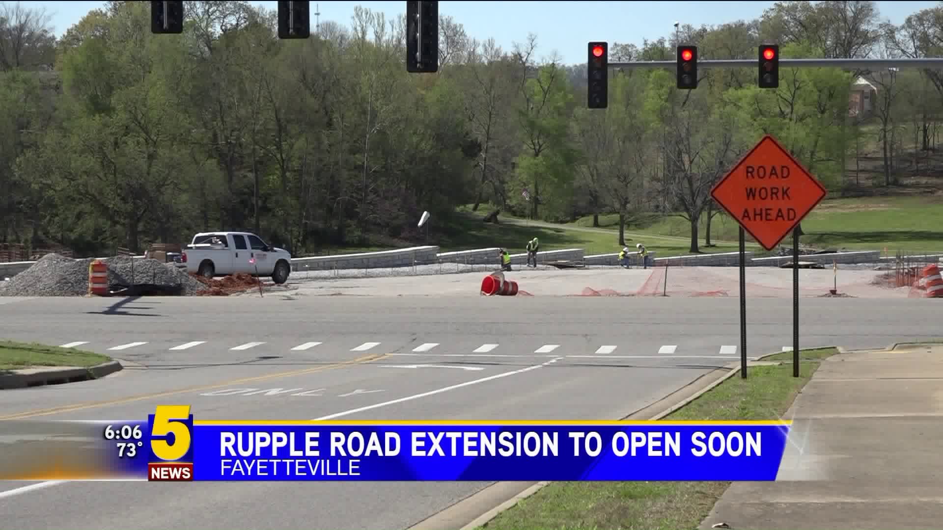 Rupple Road Extension Opening Soon